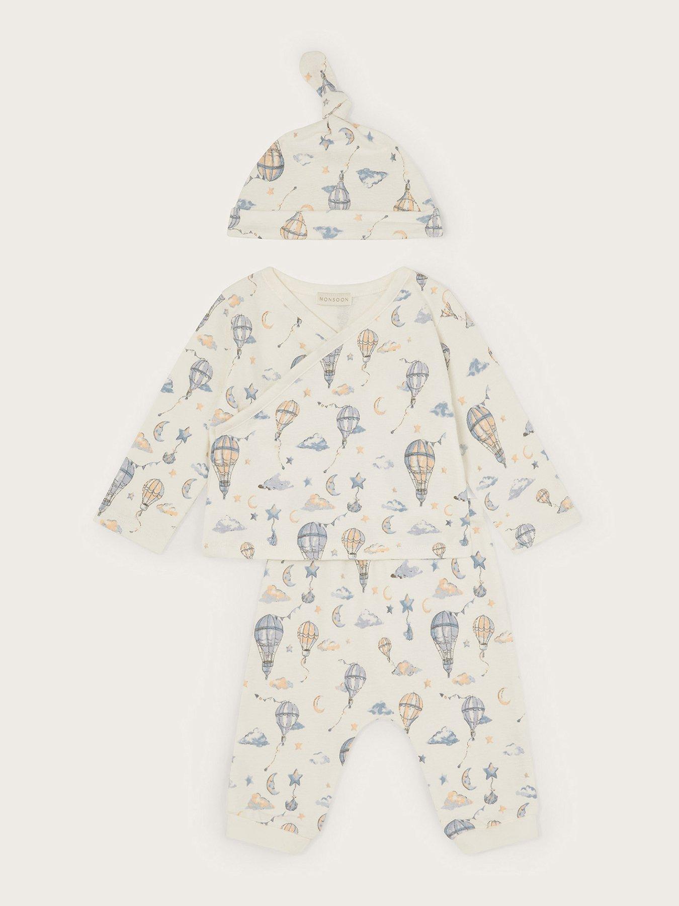undefined Baby Boy Hot Air Balloon Set - Green