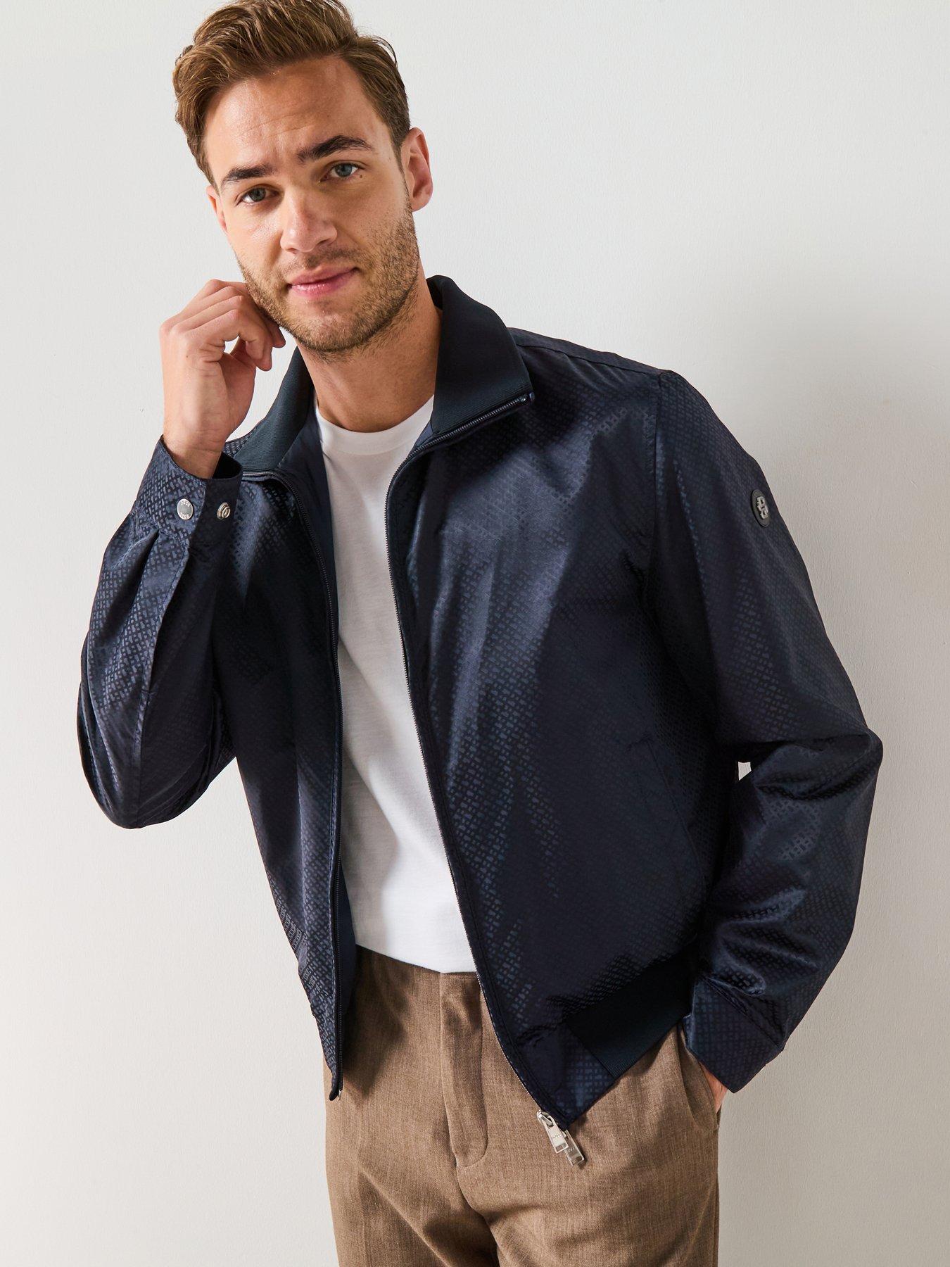 undefined C-Casamu All Over Monogram Lightweight Jacket - Navy