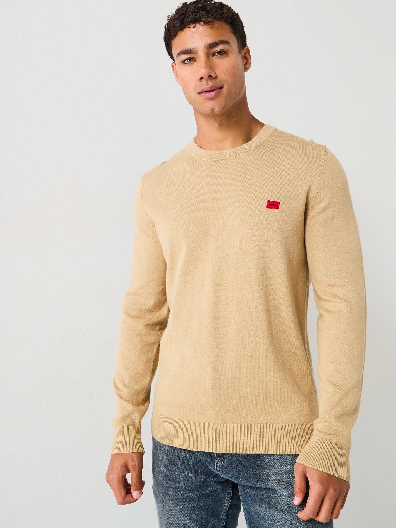 undefined San Cassius-C1 Relaxed Fit Knitted Jumper - Beige