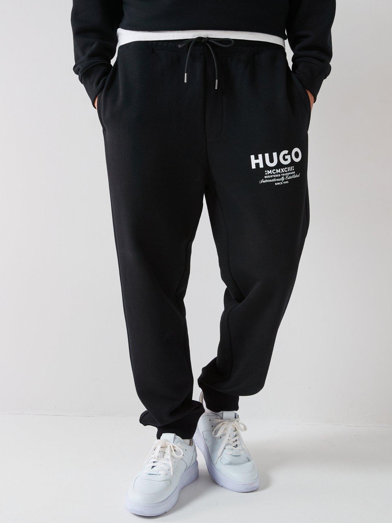 undefined Blue Nevez Loose International Logo Joggers - Black