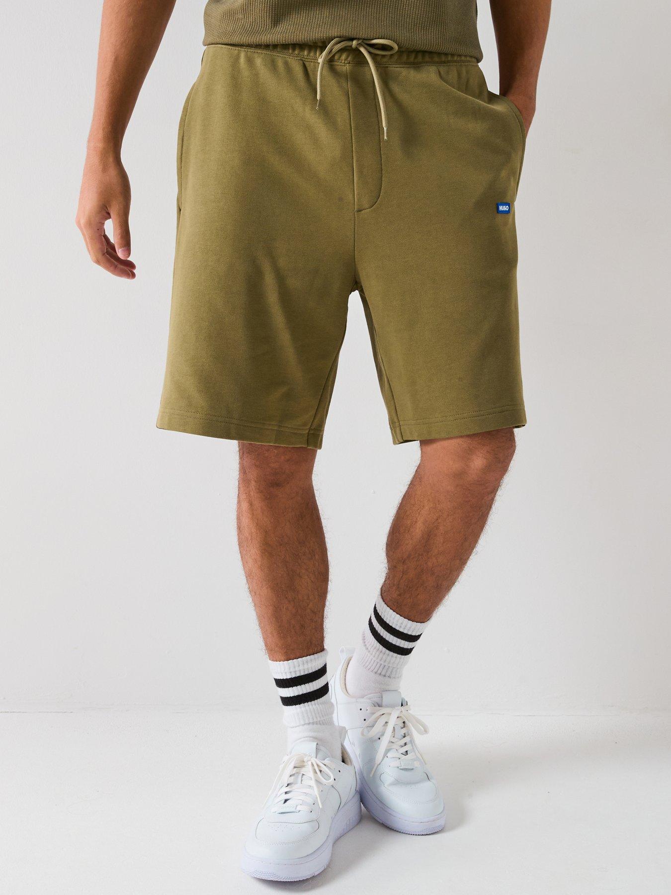 undefined Hugo Blue Nasensio Regular Fit Jersey Shorts - Green