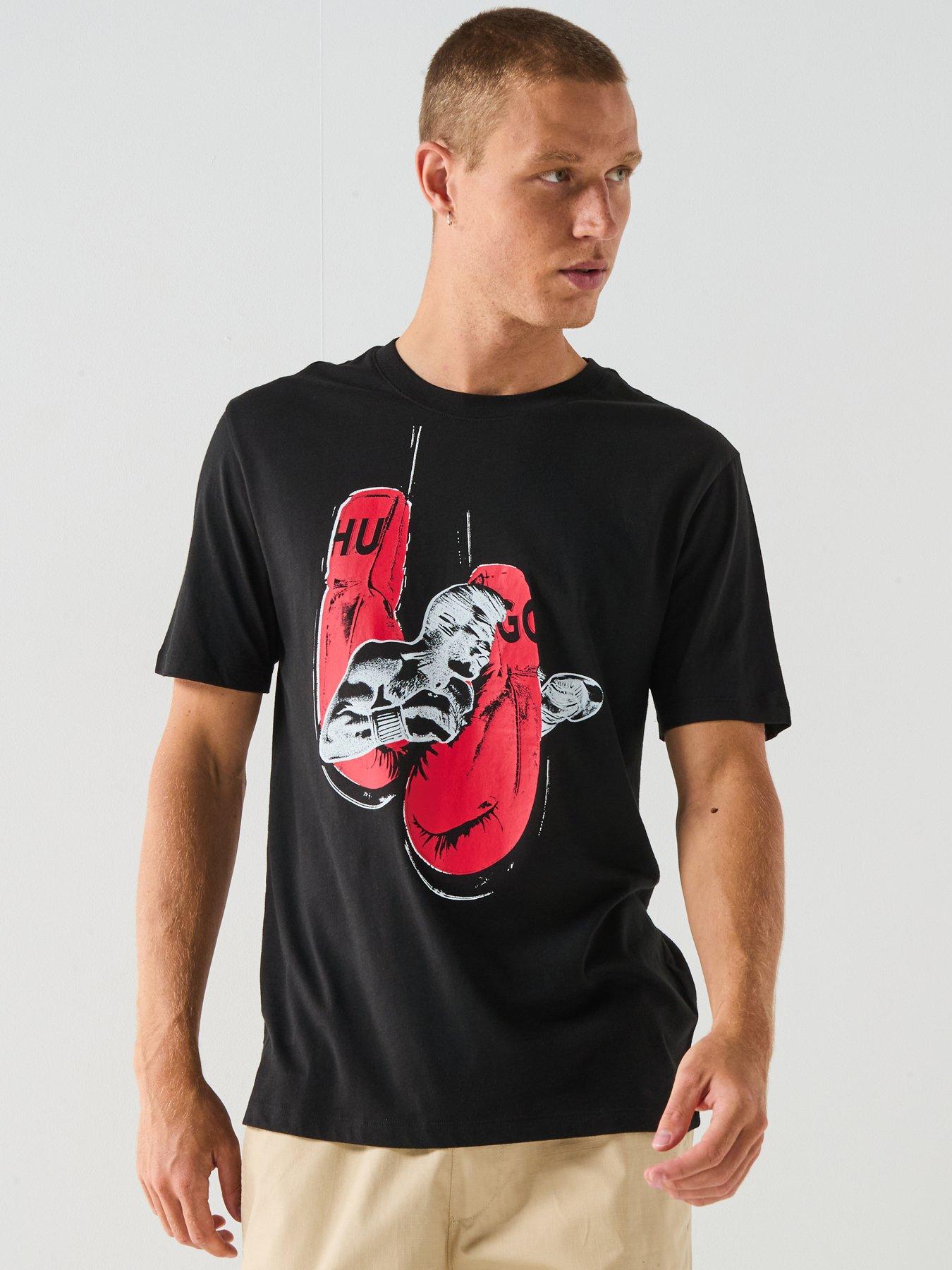 undefined Hugo Regular Fit Diboxer T-shirt - Black