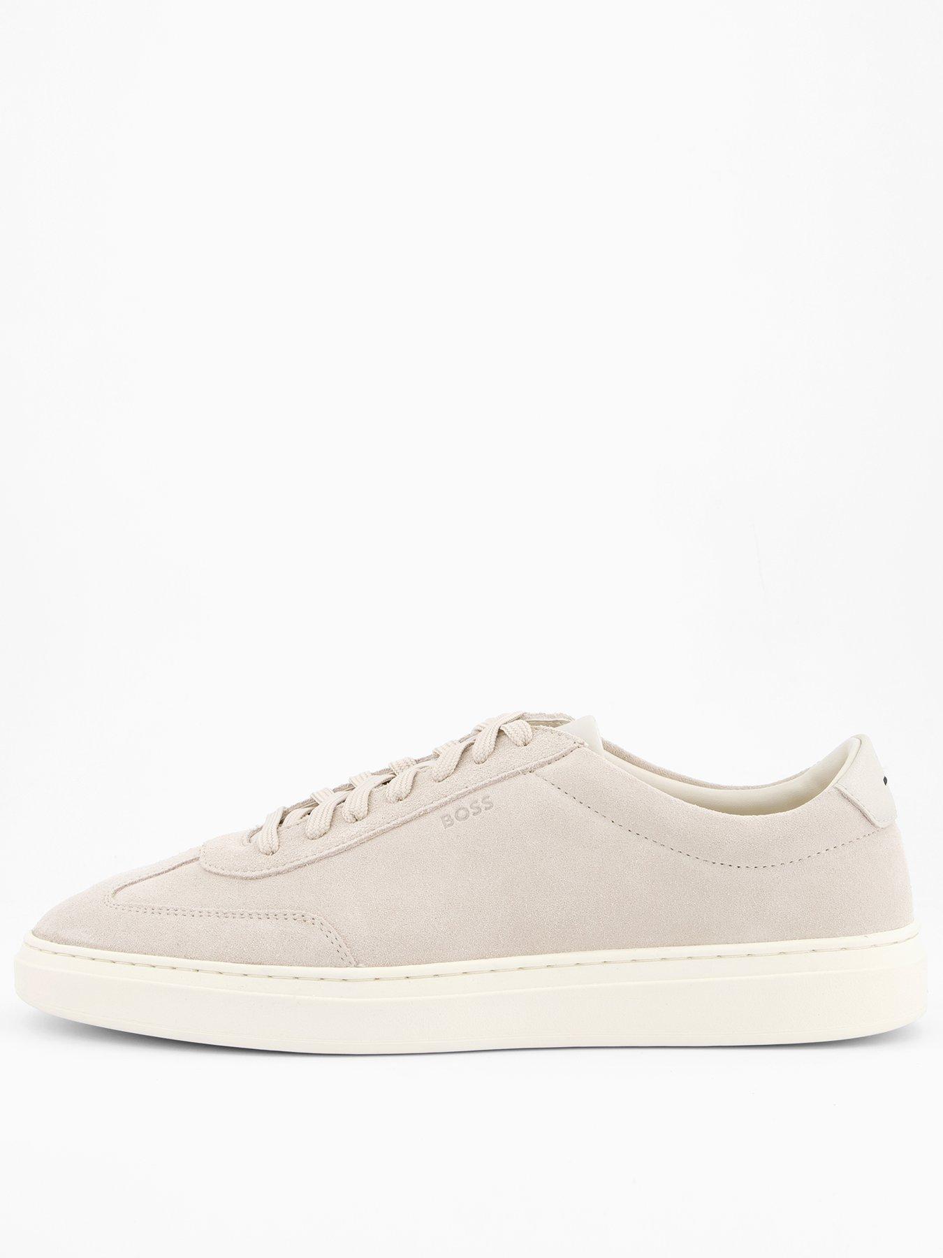 undefined Kieran Suede Tennis Trainer - Off White