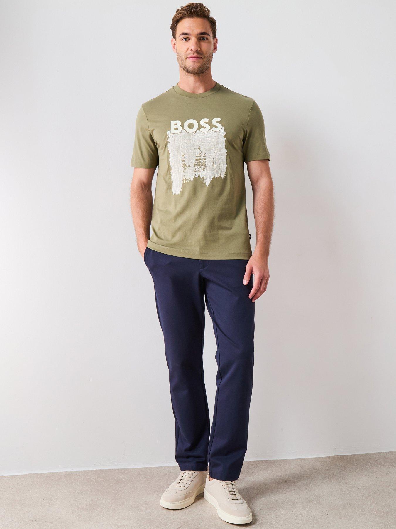 Image 3 of 6 of BOSS C-Thompson 214 Regular Fit Graphic T-Shirt - Green