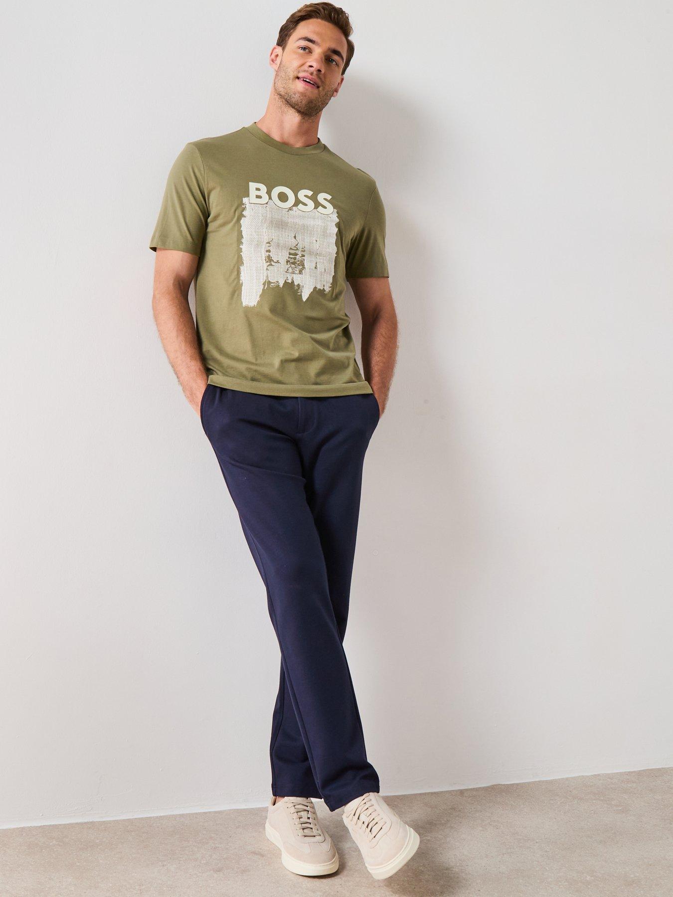 Image 4 of 6 of BOSS C-Thompson 214 Regular Fit Graphic T-Shirt - Green