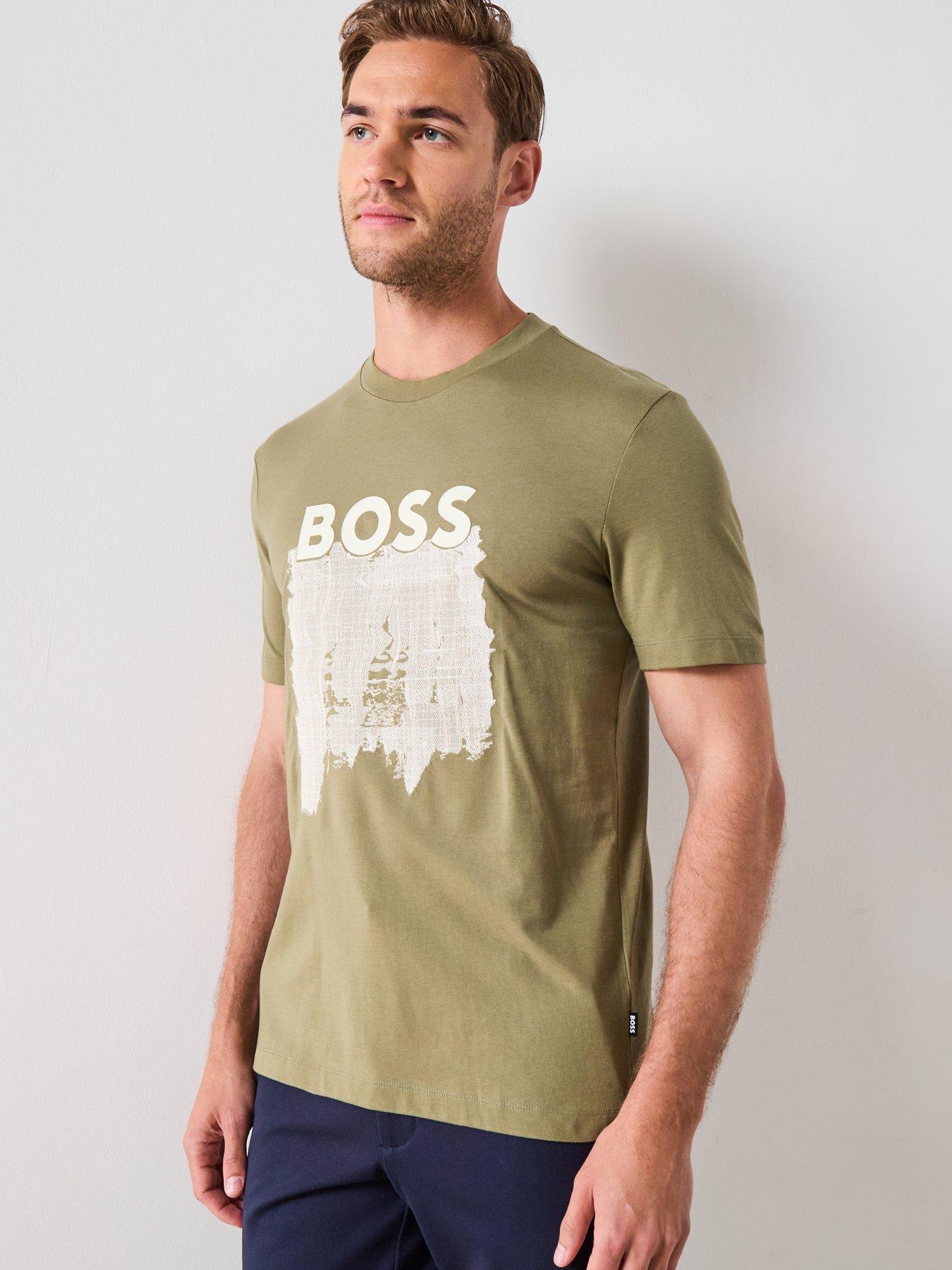 Image 5 of 6 of BOSS C-Thompson 214 Regular Fit Graphic T-Shirt - Green
