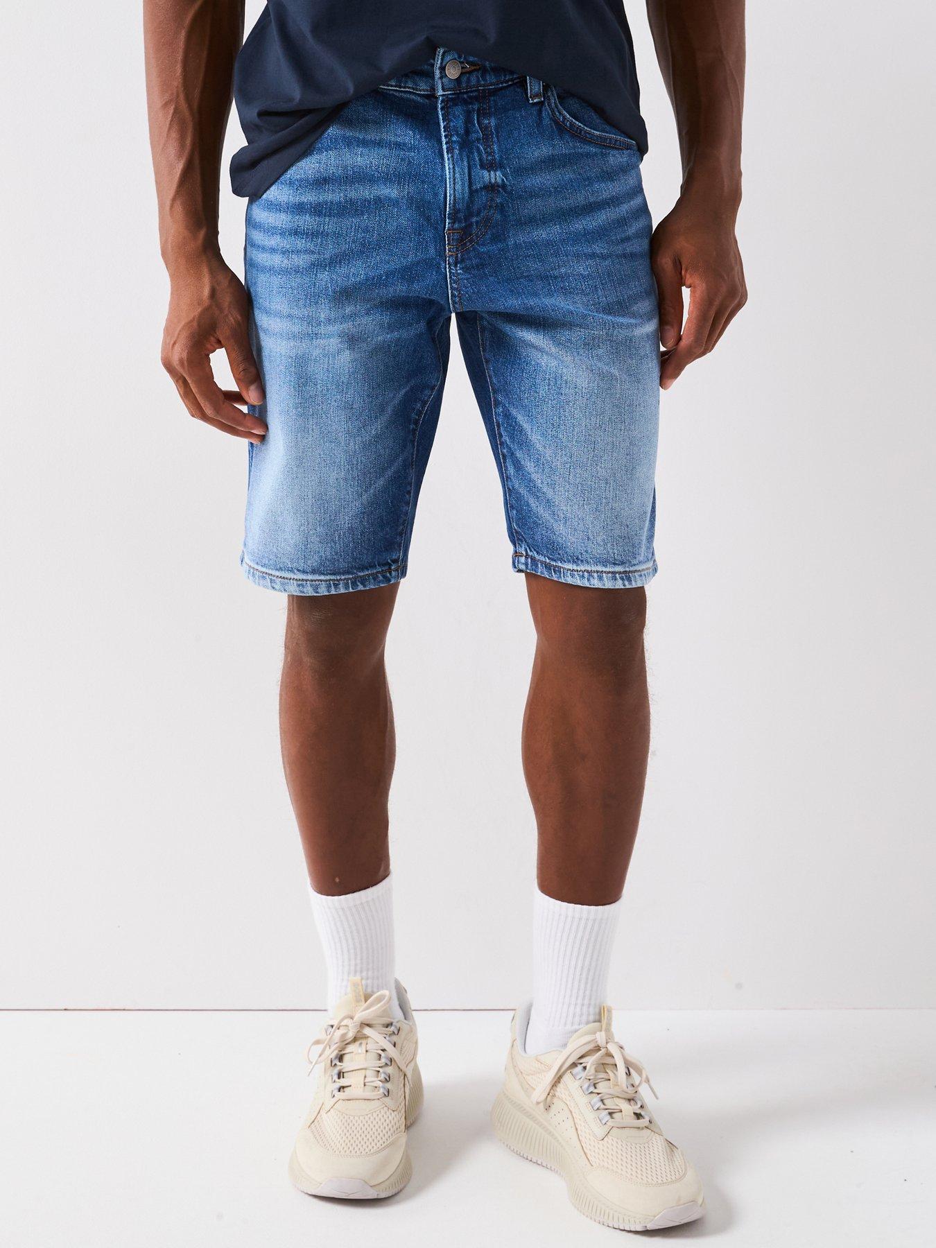 undefined ReMaine Denim Shorts - Mid Wash