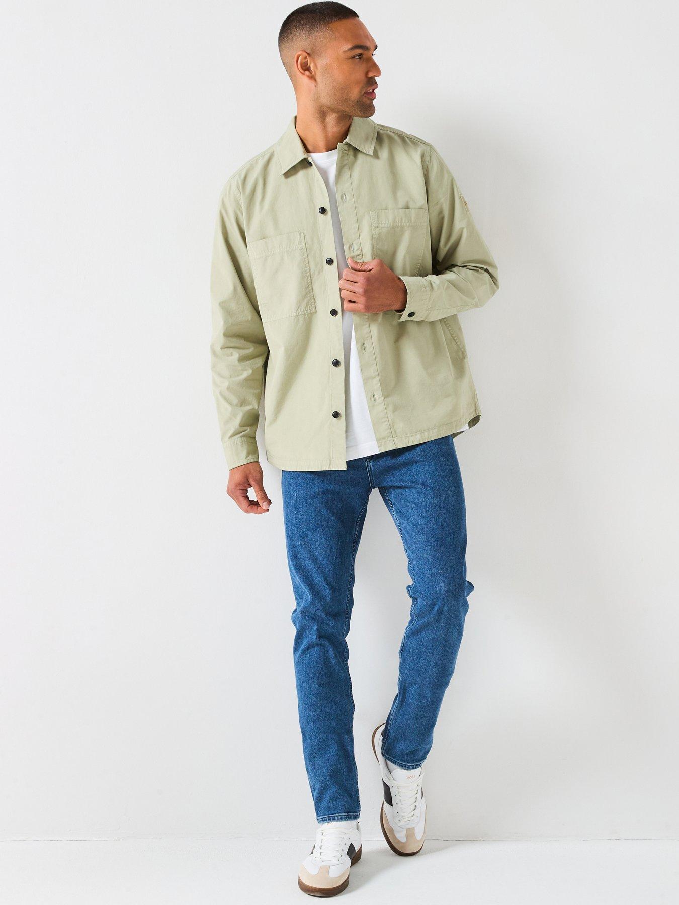 Image 3 of 6 of BOSS Oversized Fit Shirt - Green