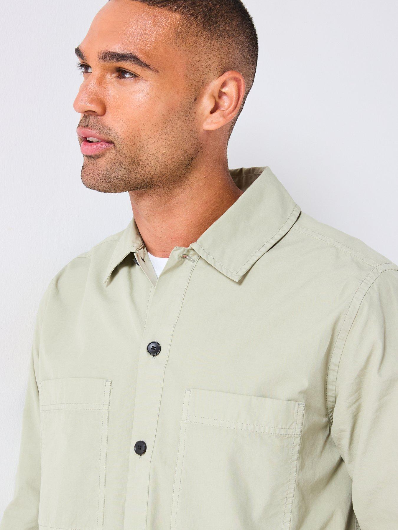 Image 4 of 6 of BOSS Oversized Fit Shirt - Green