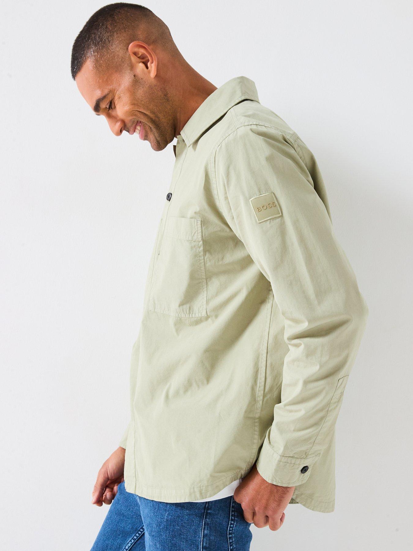 Image 5 of 6 of BOSS Oversized Fit Shirt - Green