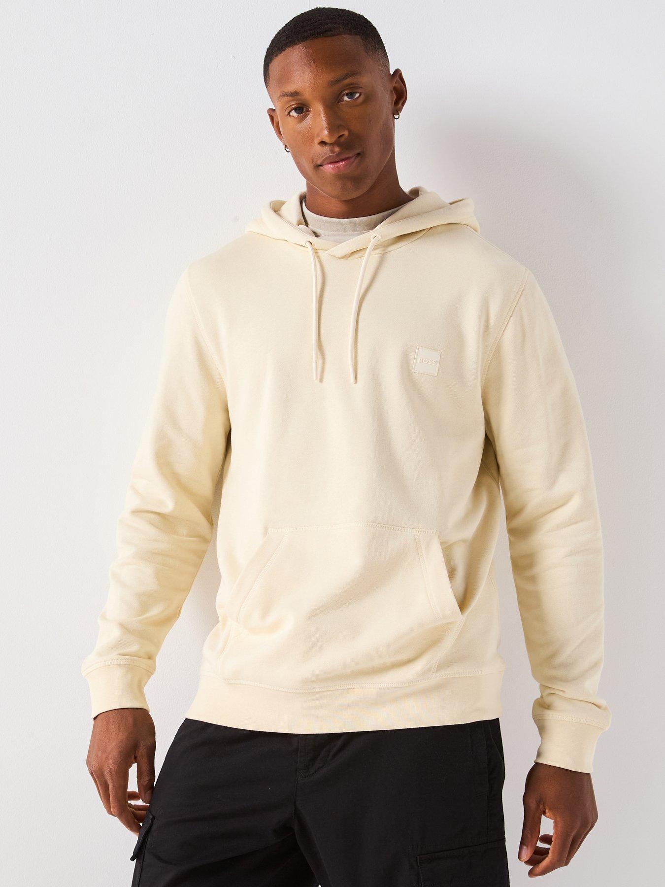 undefined Wetalk Overhead Tonal Logo Hoodie - Light Beige