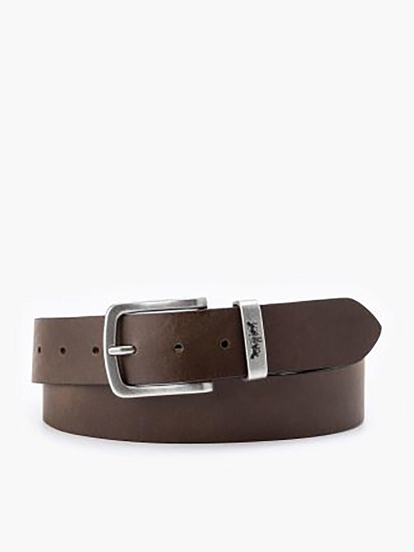 undefined Metal Two Horse Keeper Leather Belt