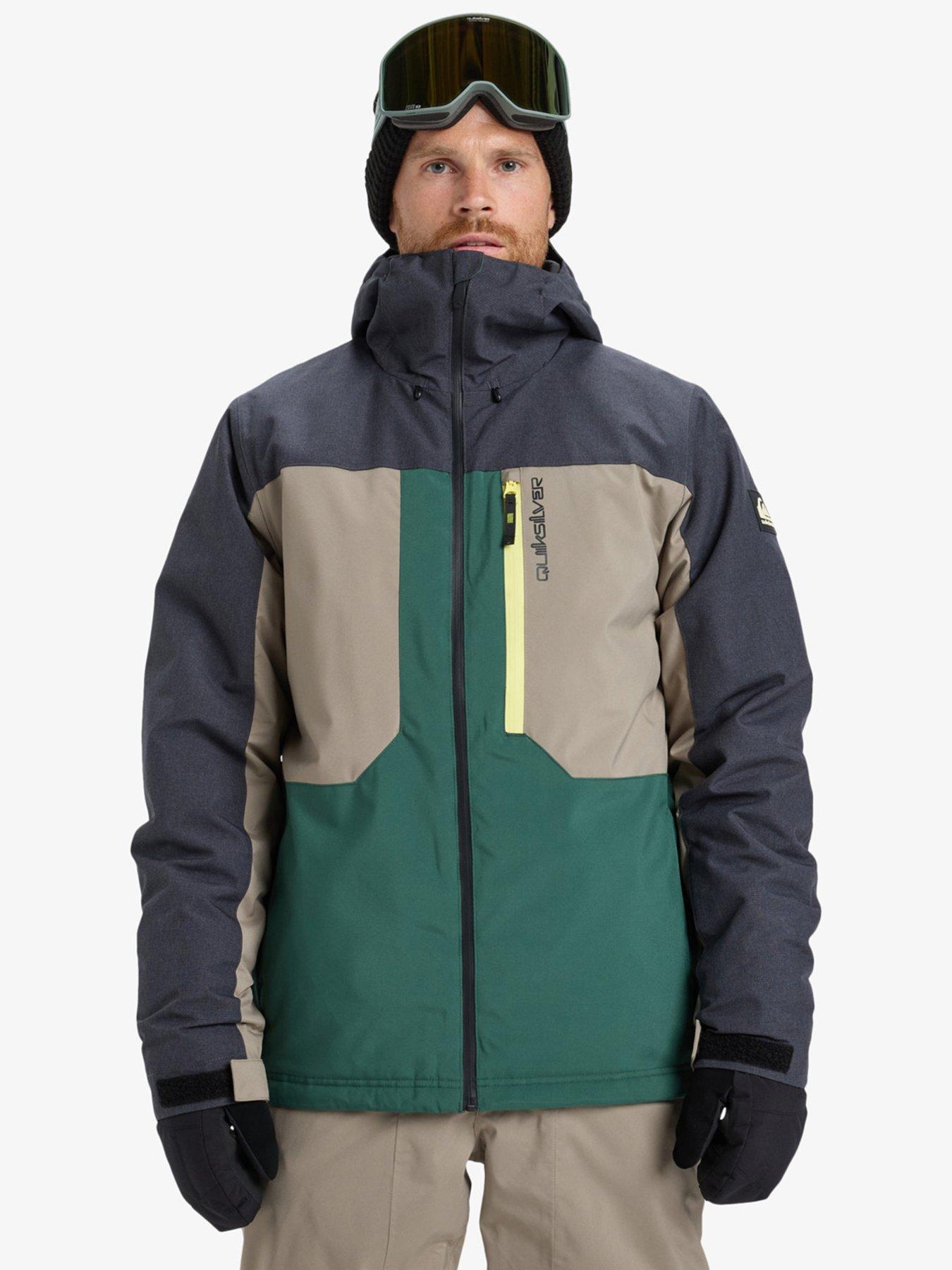 Quiksilver Mens Skiing Dawson Jacket - Green