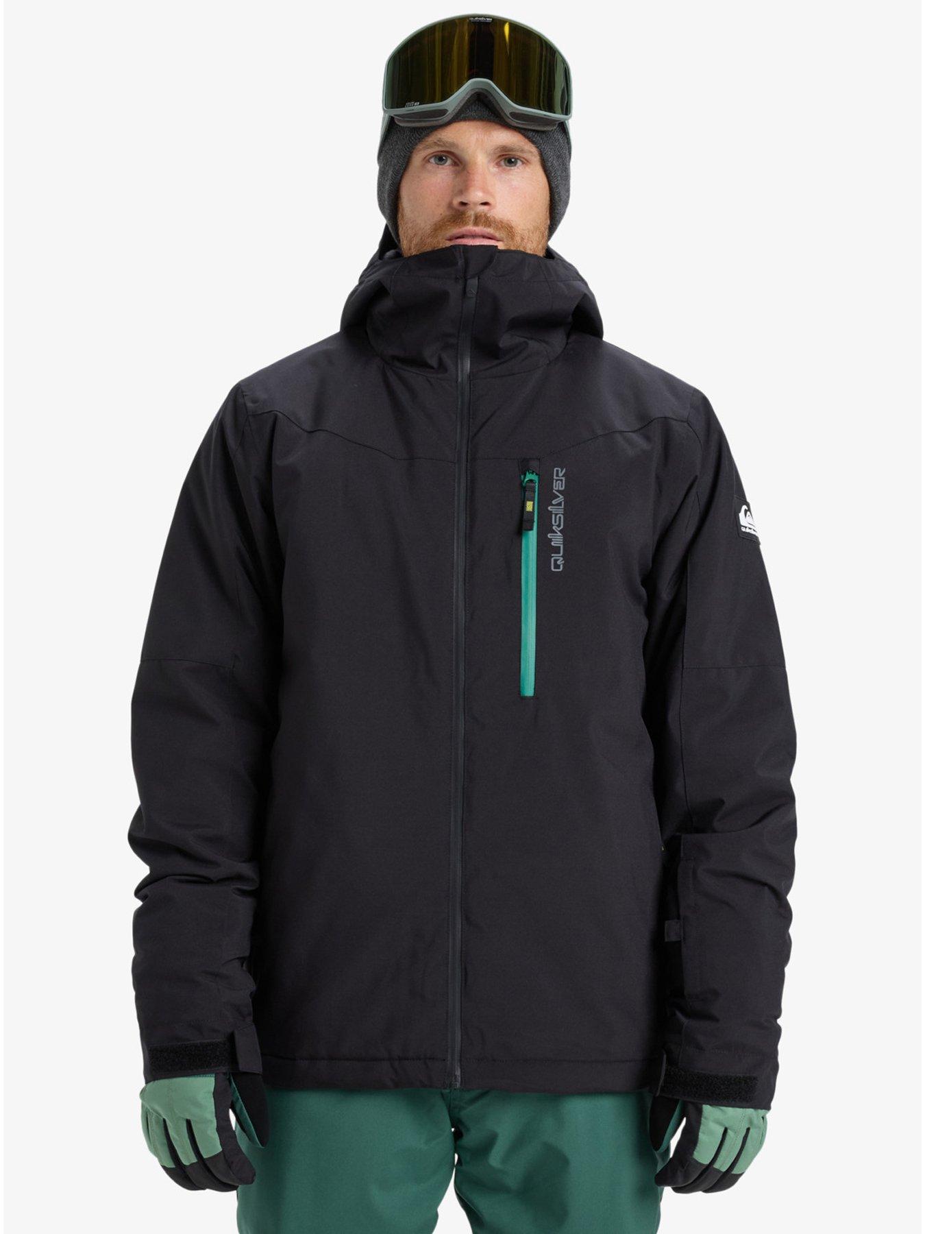 Quiksilver: Mens Skiing Titano Jacket - Black