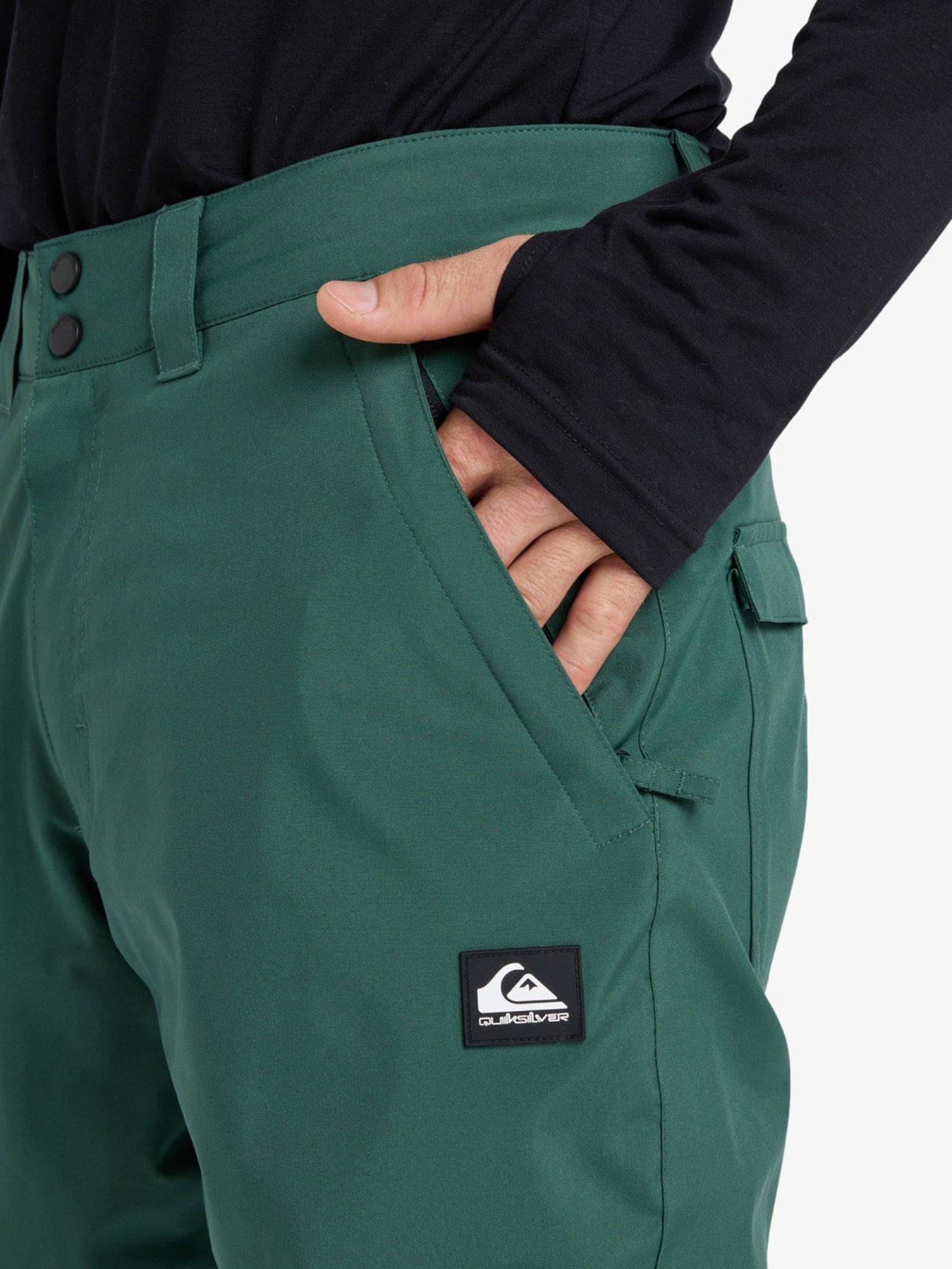Image 5 of 6 of Quiksilver Mens Skiing Estate Pants - Green