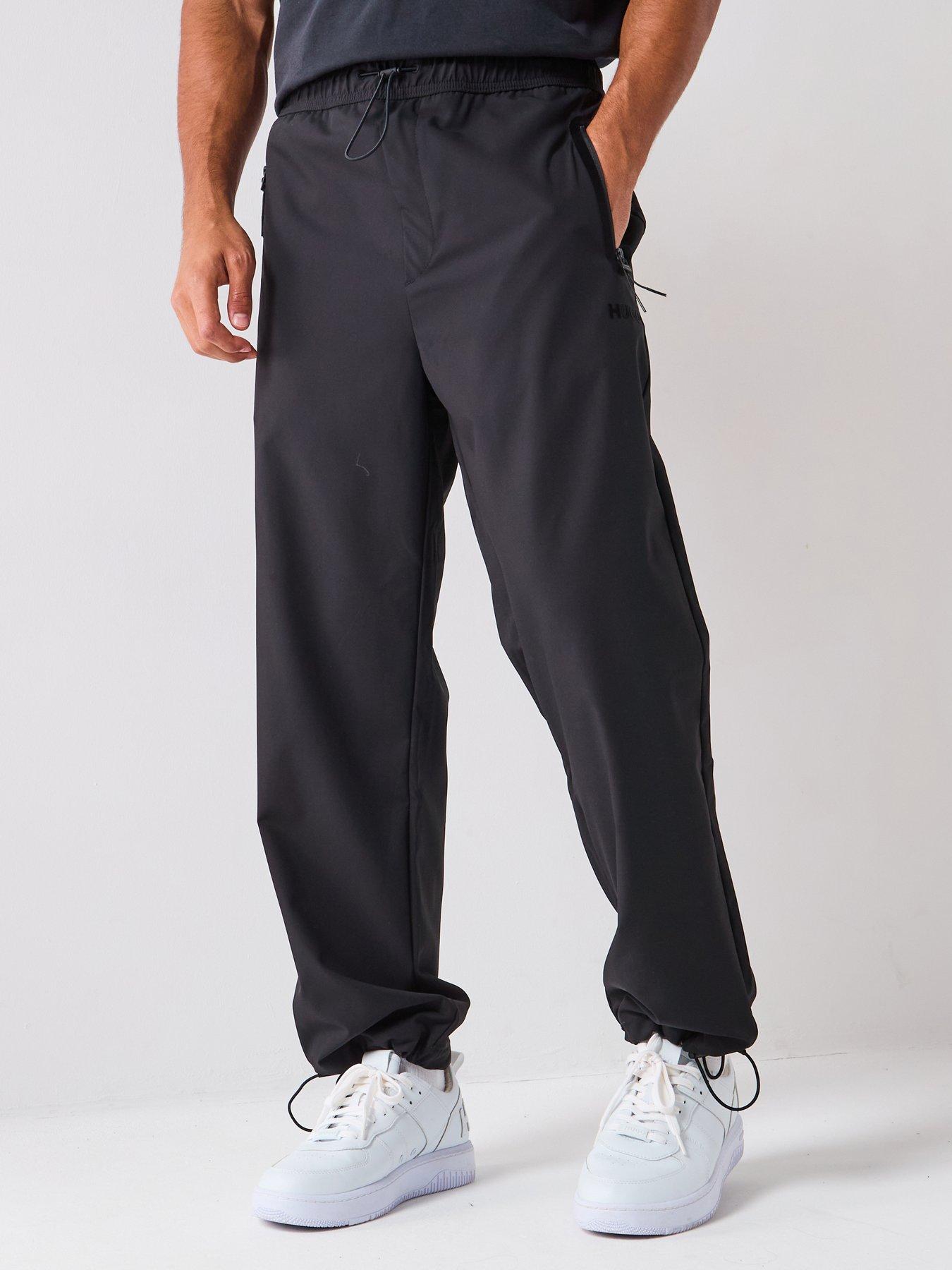 undefined Straight Fit Gabri253 Tech Trousers - Black