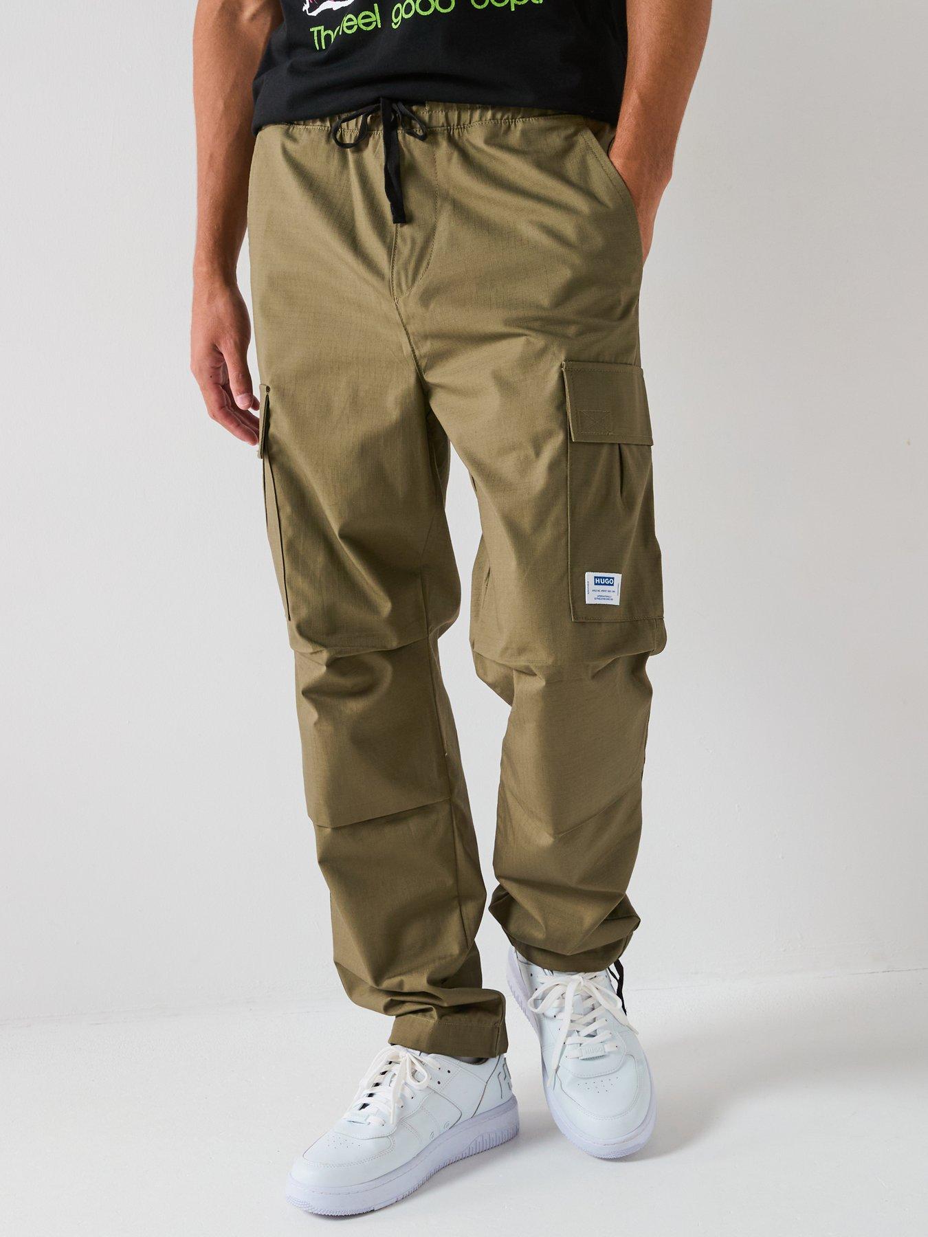 undefined Blue Gadic242 Relaxed Fit Ripstop Cargo Trousers - Green