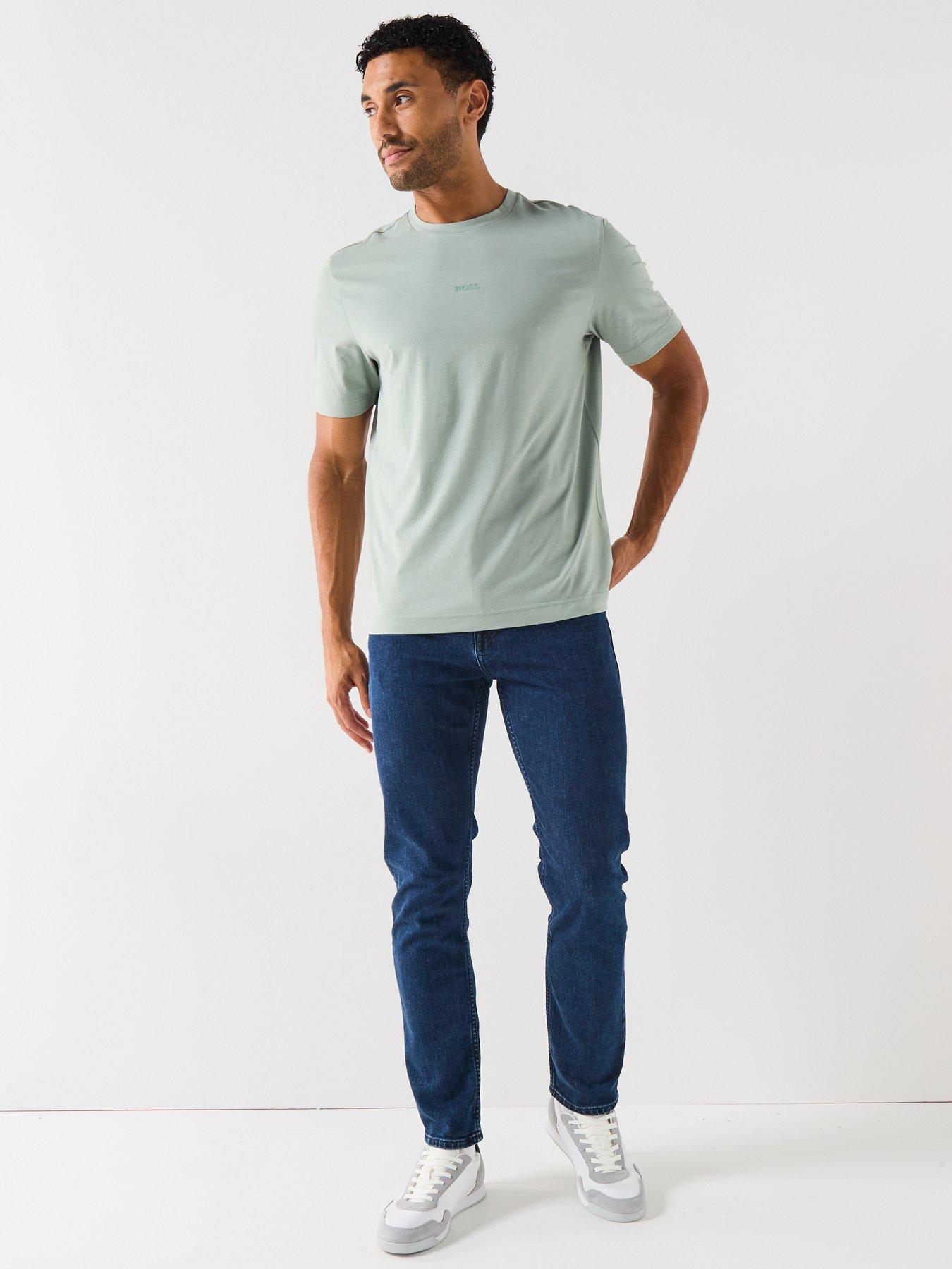 Image 3 of 6 of BOSS Delaware Slim Fit Jeans - Mid Wash