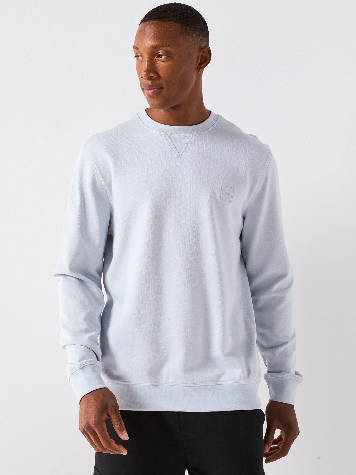 undefined Westart Relaxed Fit Crew Sweater - Grey