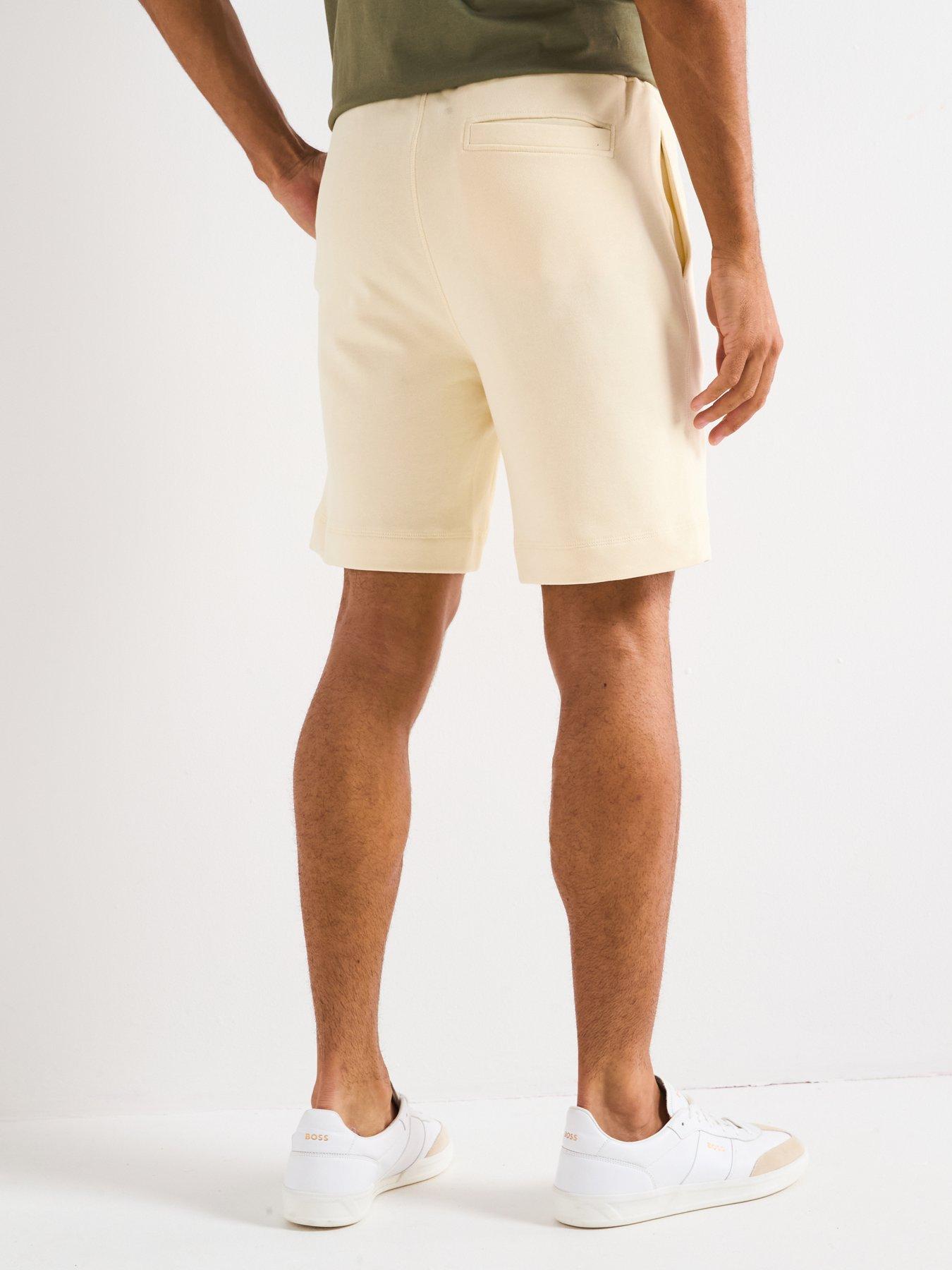 Image 2 of 4 of BOSS Sewalk Jersey Shorts - Beige