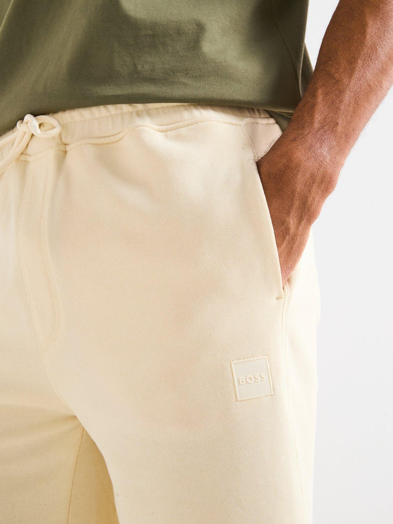 Image 4 of 4 of BOSS Sewalk Jersey Shorts - Beige