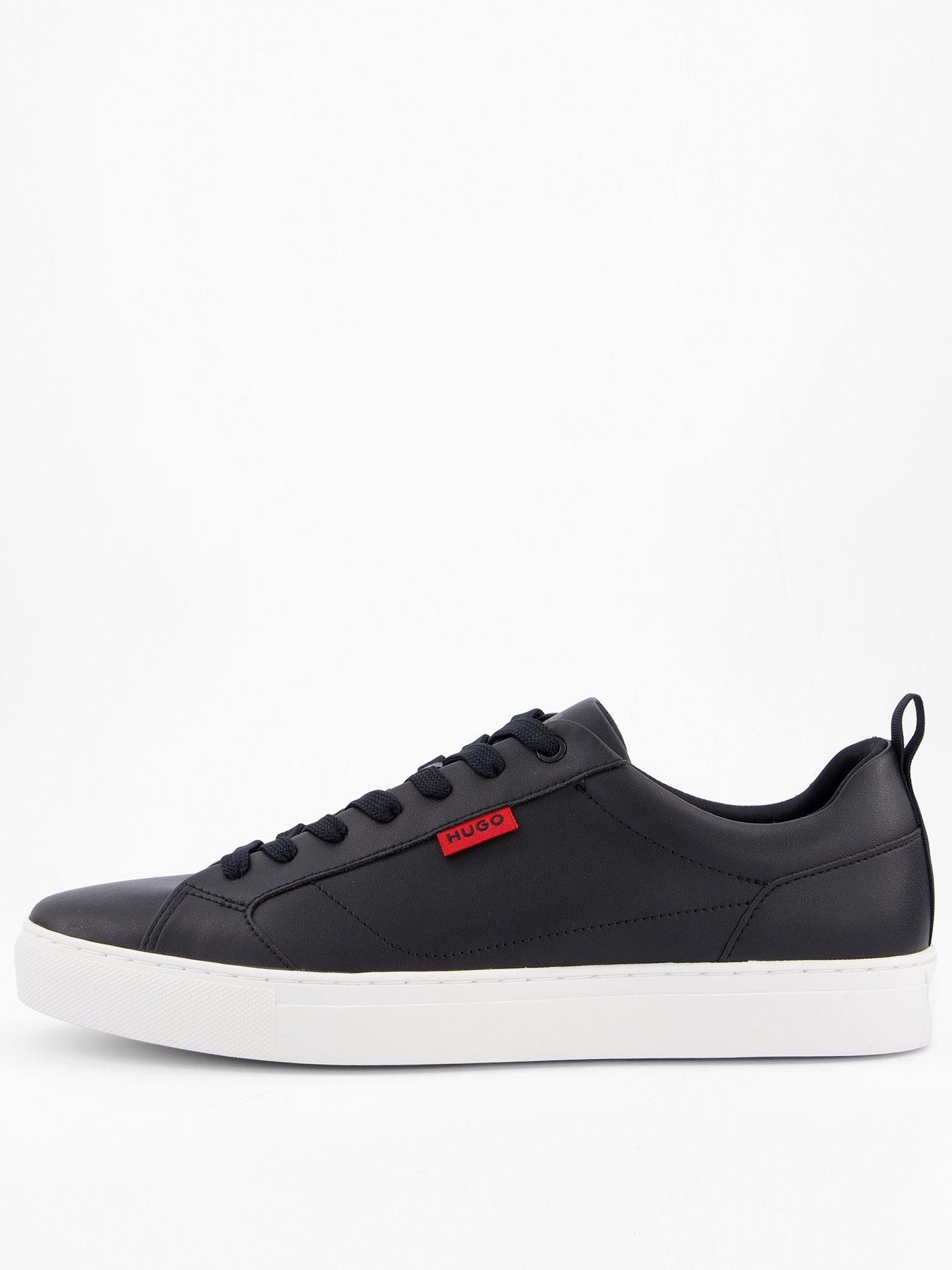 undefined Morrie Leather Tennis Trainer - Black