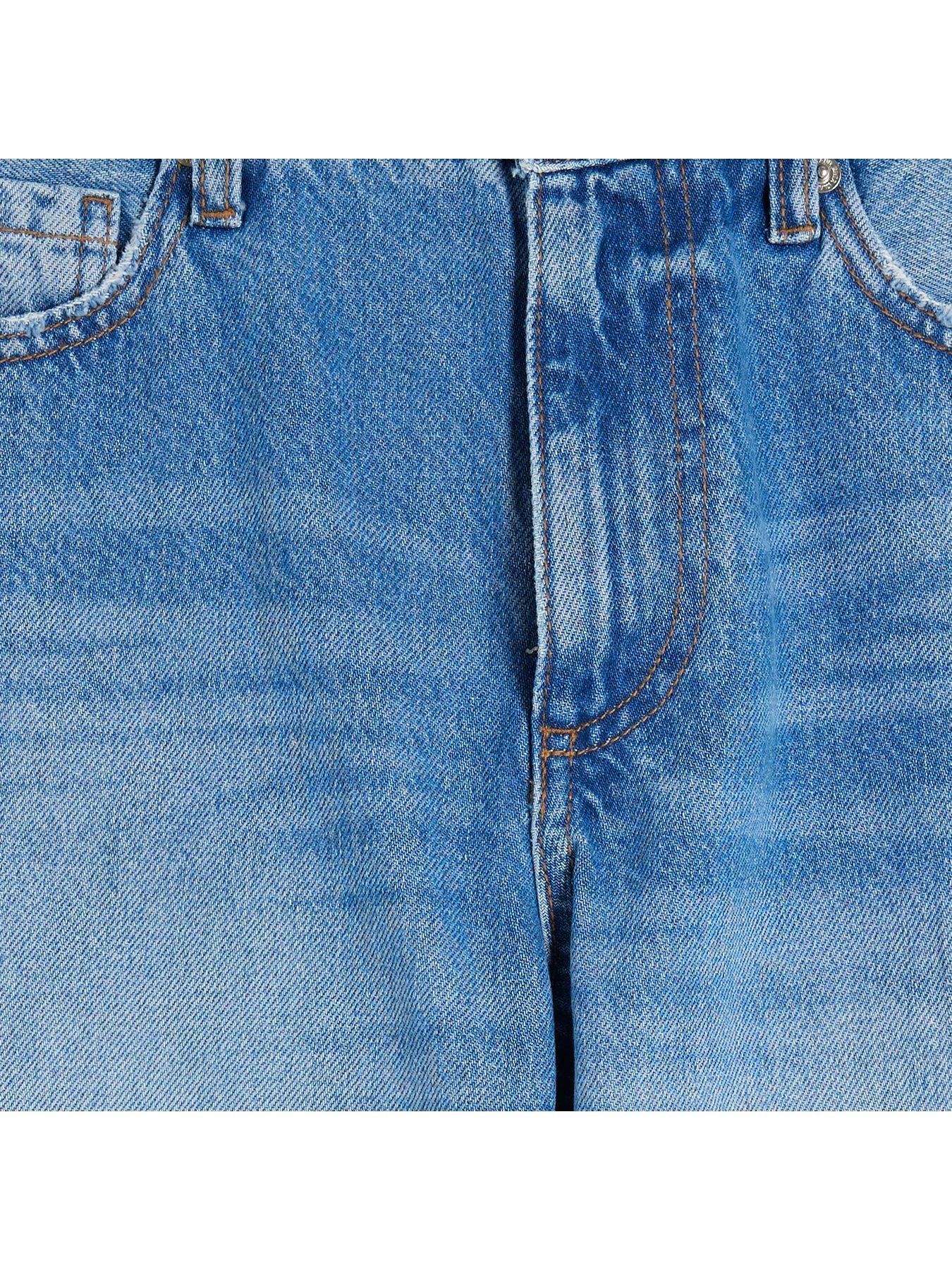 Image 5 of 5 of RI Petite Relaxed Straight Jagger - Blue