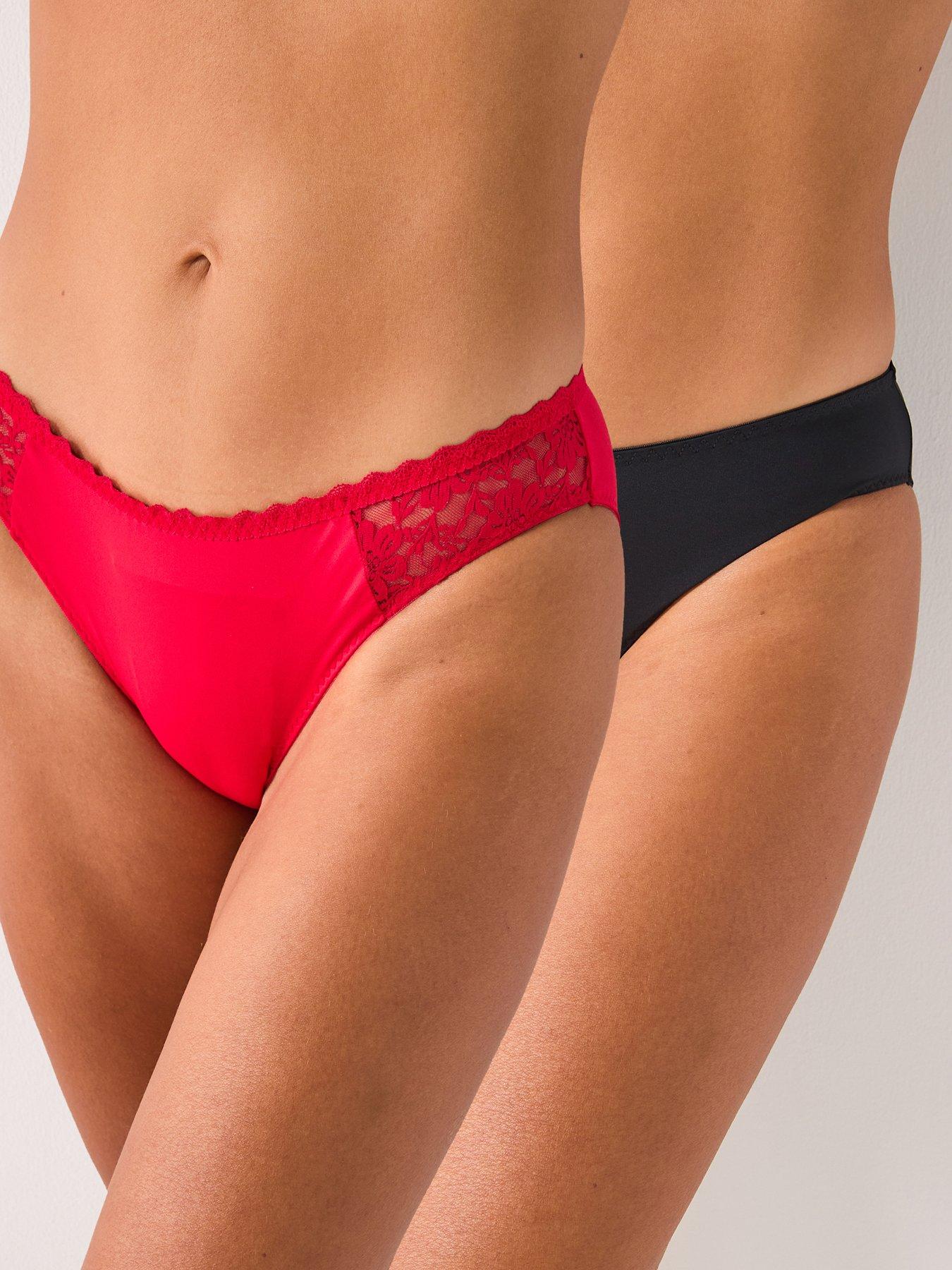 DORINA Sonia 2pk Brief- Red/Black