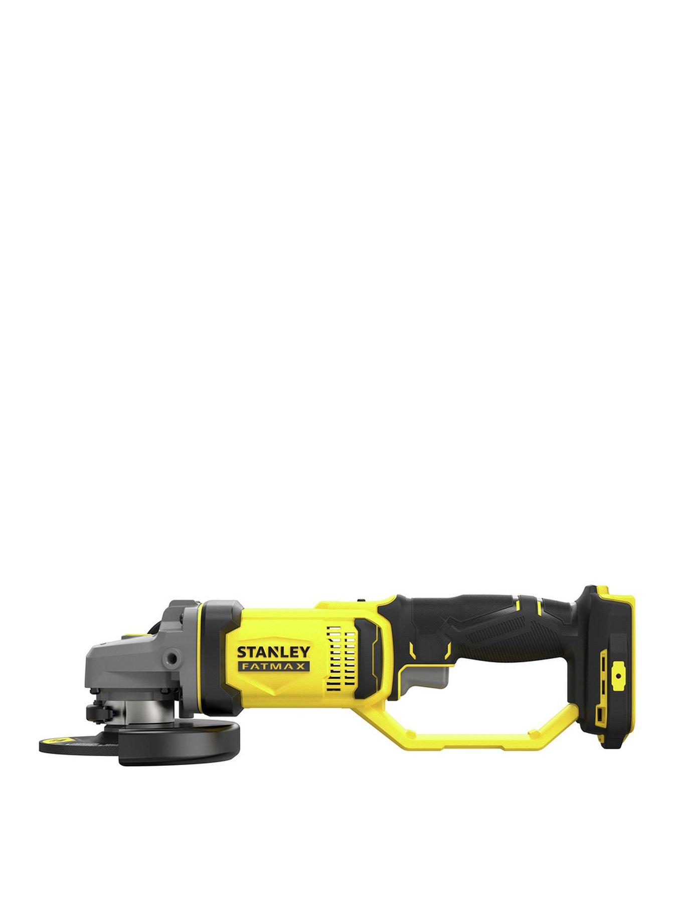 Image 1 of 4 of Stanley FatMax 18V STANLEY FATMAX V20 Cordless Angle Grinder (Tool Only) SFMCG400B-XJ