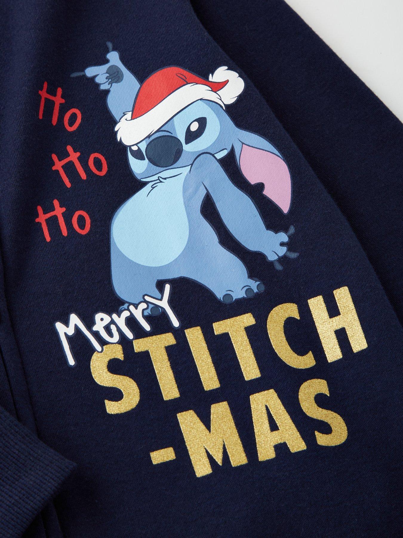 Image 5 of 5 of Disney Lilo & Stitch Baby Disney Lilo &amp; Stitch Festive Family Sleepsuit
