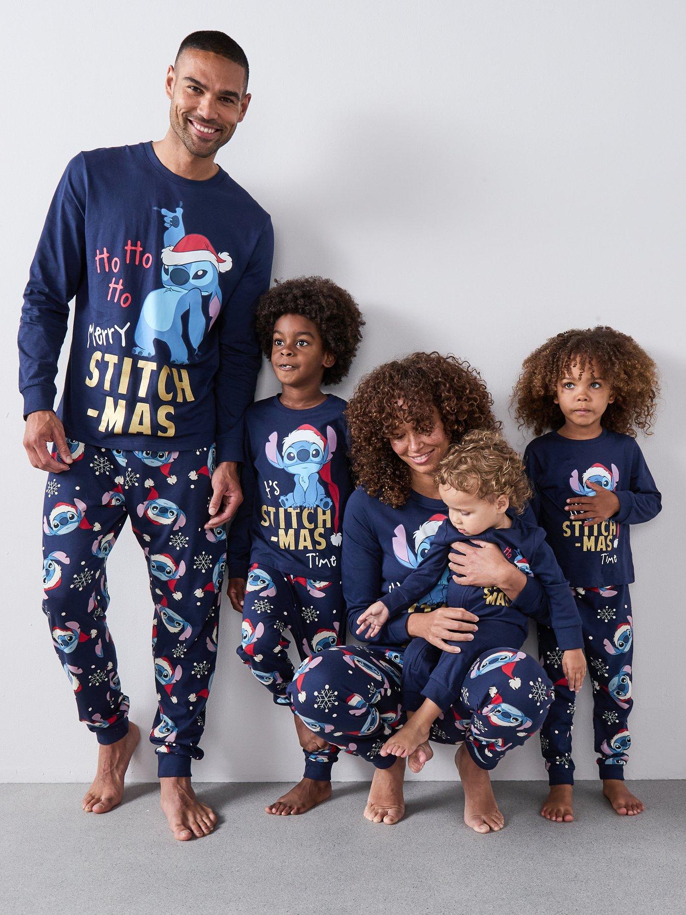 The Very Collection Mens Disney Lilo Stitch Festive Family