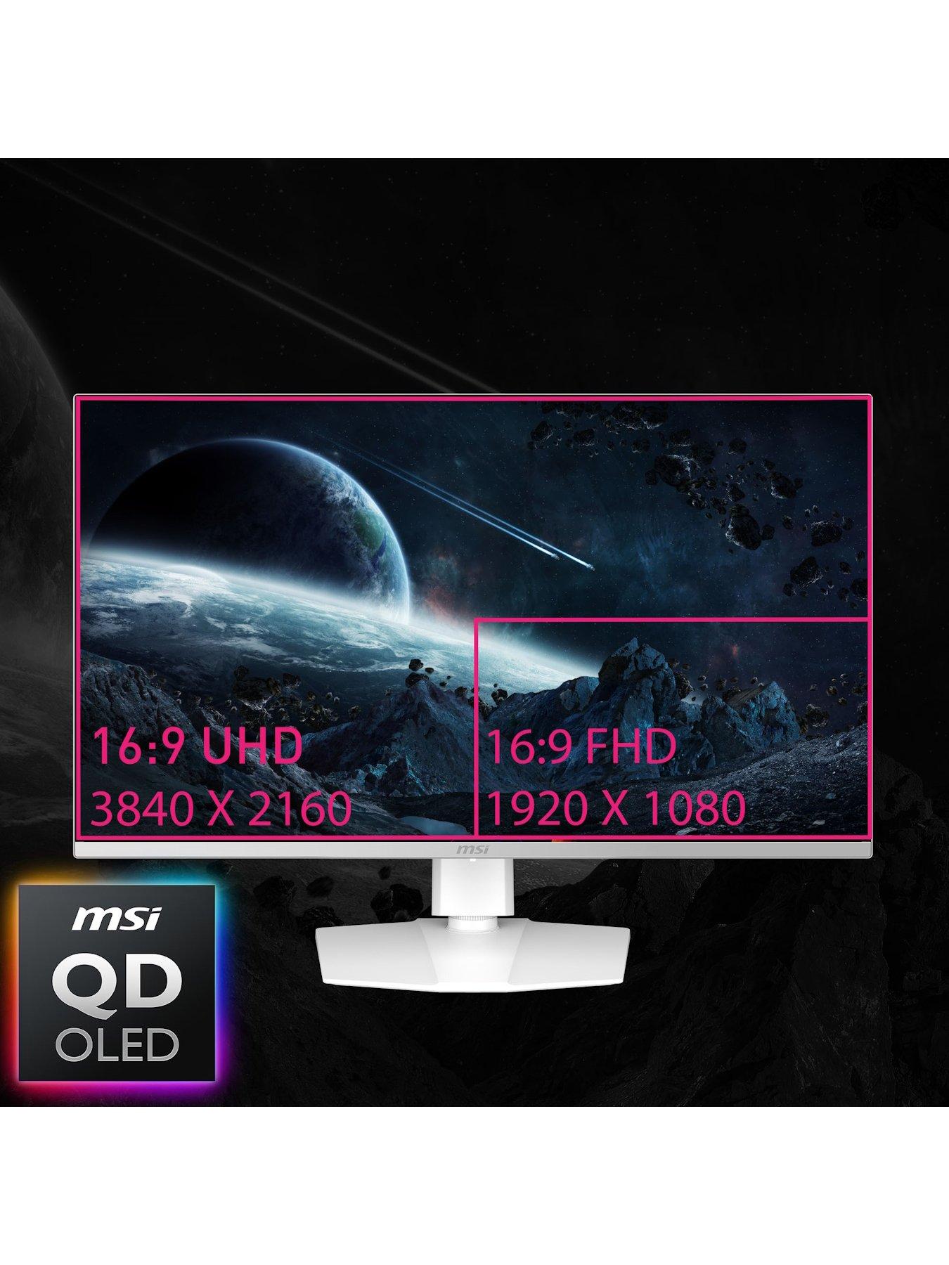 Image 5 of 7 of MSI MPG 321URXW QD-OLED 32-inch, 4K UHD, 240Hz, 0.03ms, Adaptive Sync, White Gaming Monitor