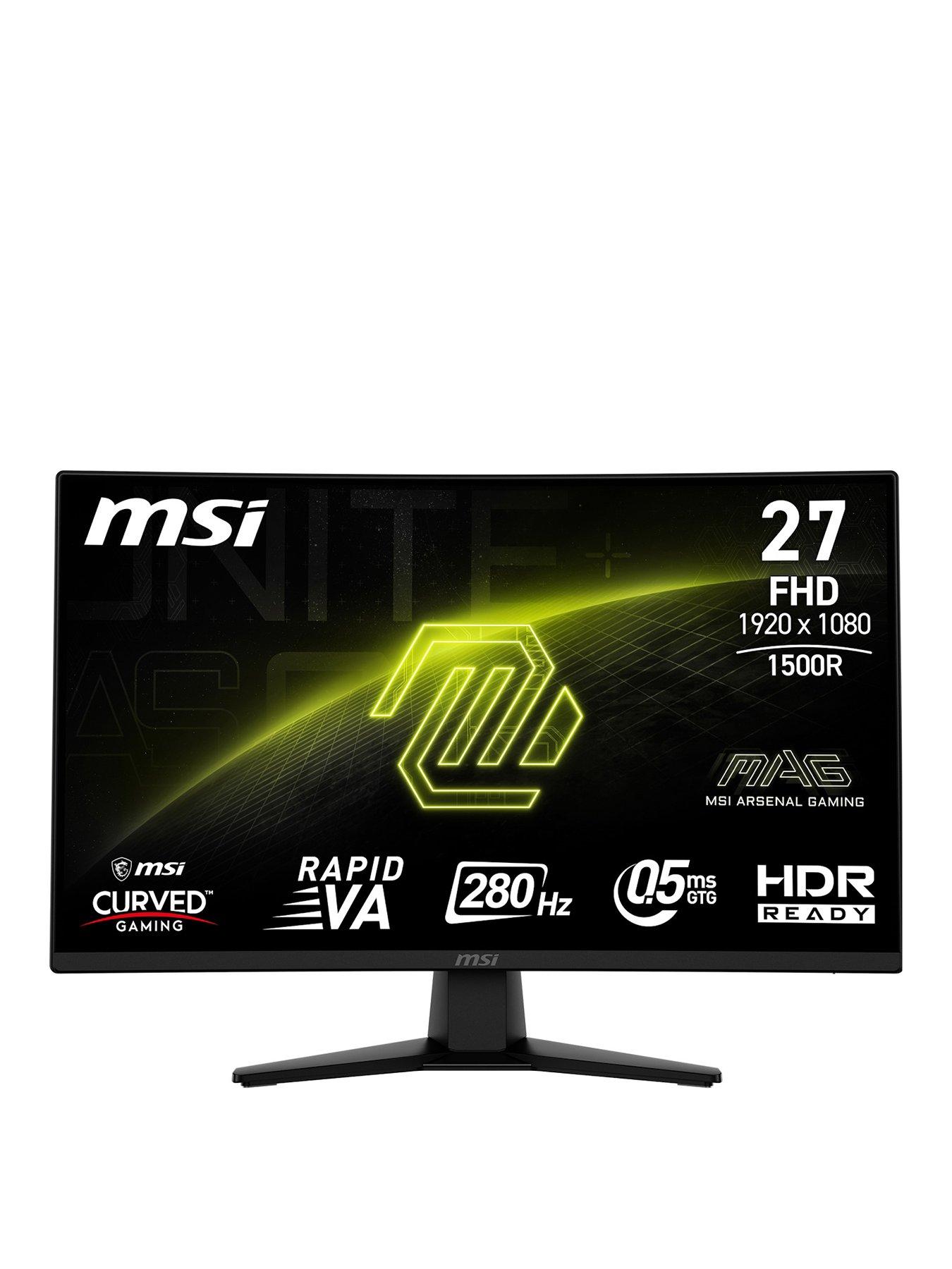 Image 1 of 7 of MSI MAG 274CXF 27-inch, Full HD, 280Hz, Rapid VA, 0.5ms, Adaptive Sync, Curved Gaming Monitor