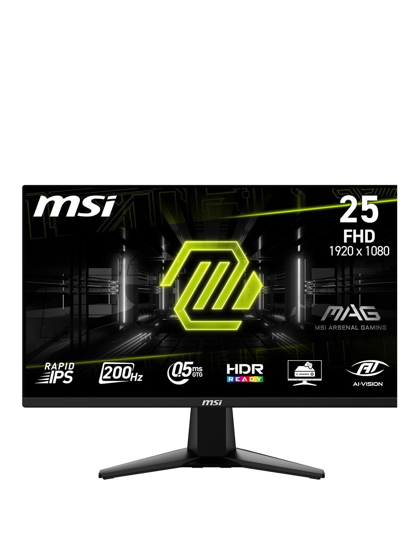 Image 1 of 7 of MSI MAG 255F E20 24-inch, Full HD, 200Hz, Rapid IPS, Adaptive Sync - Gaming Monitor
