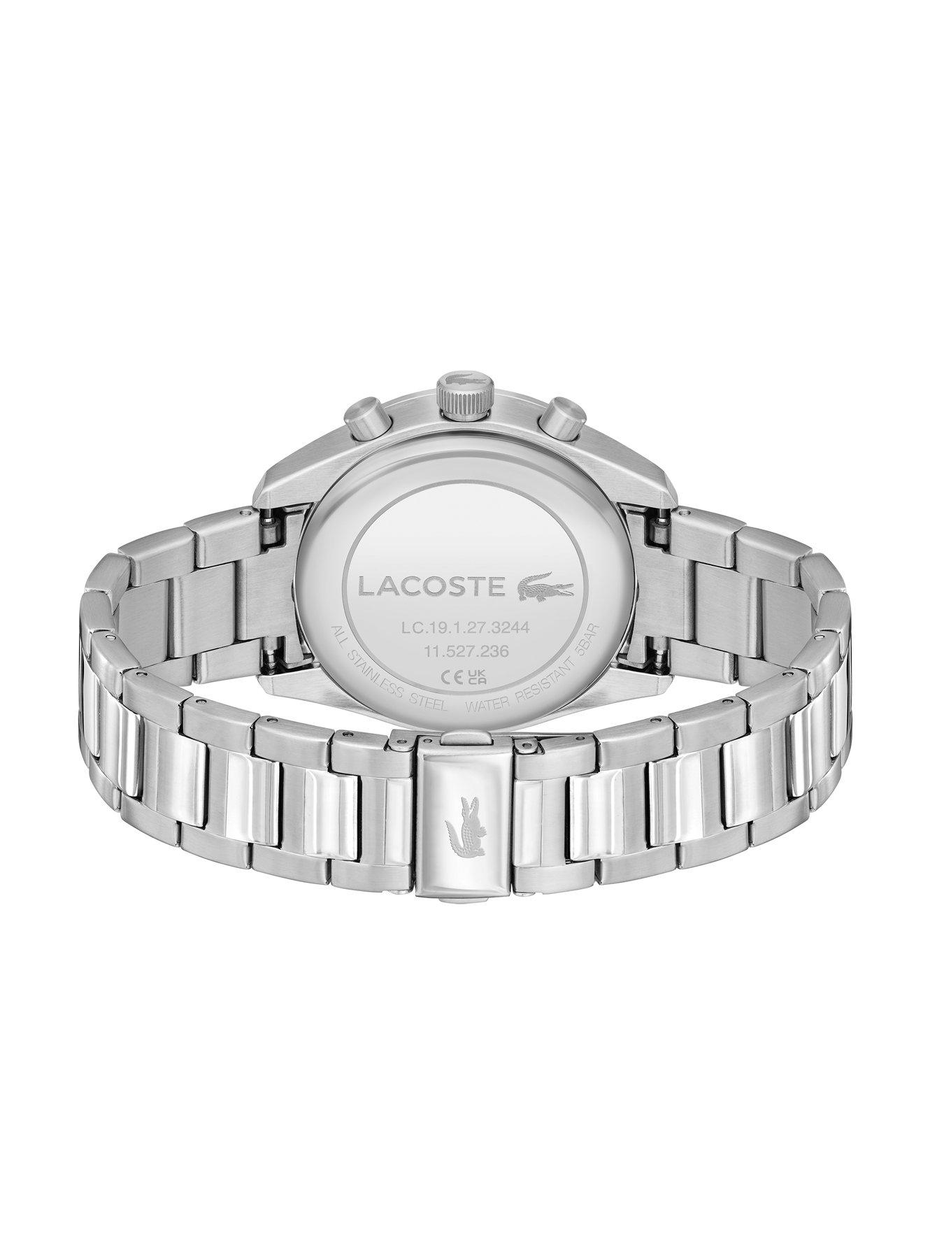 Image 3 of 4 of Lacoste Boston Mens Stainless Steel Bracelet Watch - Silver