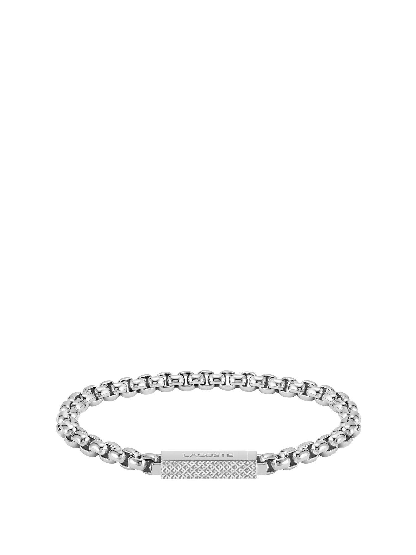 Image 1 of 2 of Lacoste L'Essential mens bracelet silver