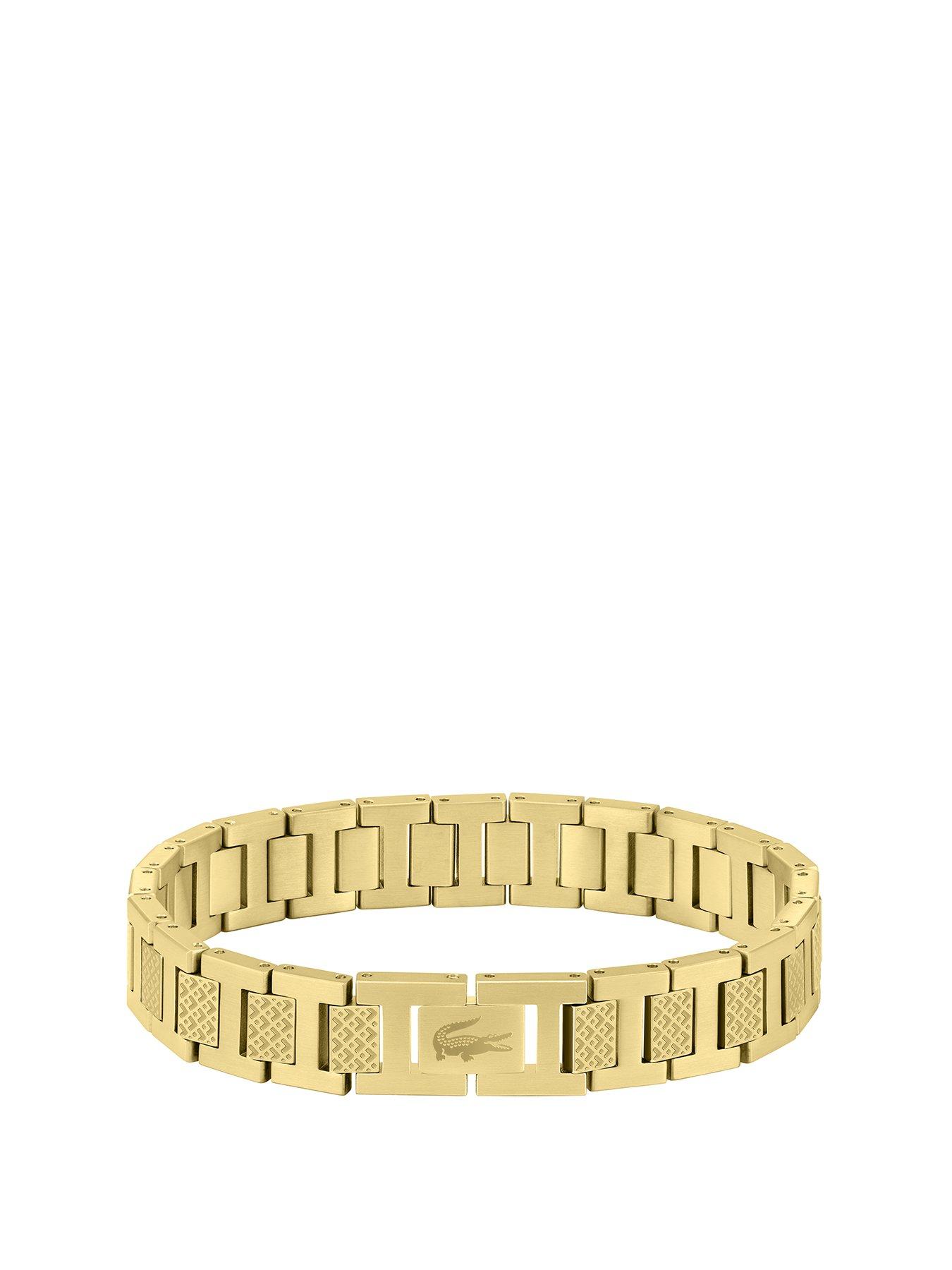 Lacoste Metropole Mens bracelet Gold