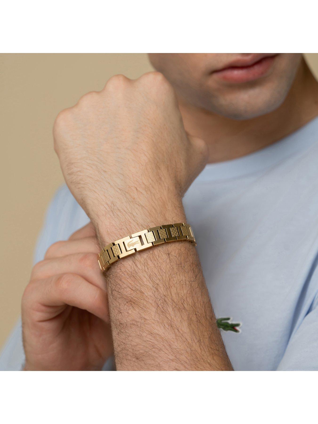 Lacoste Metropole Mens bracelet Gold Very