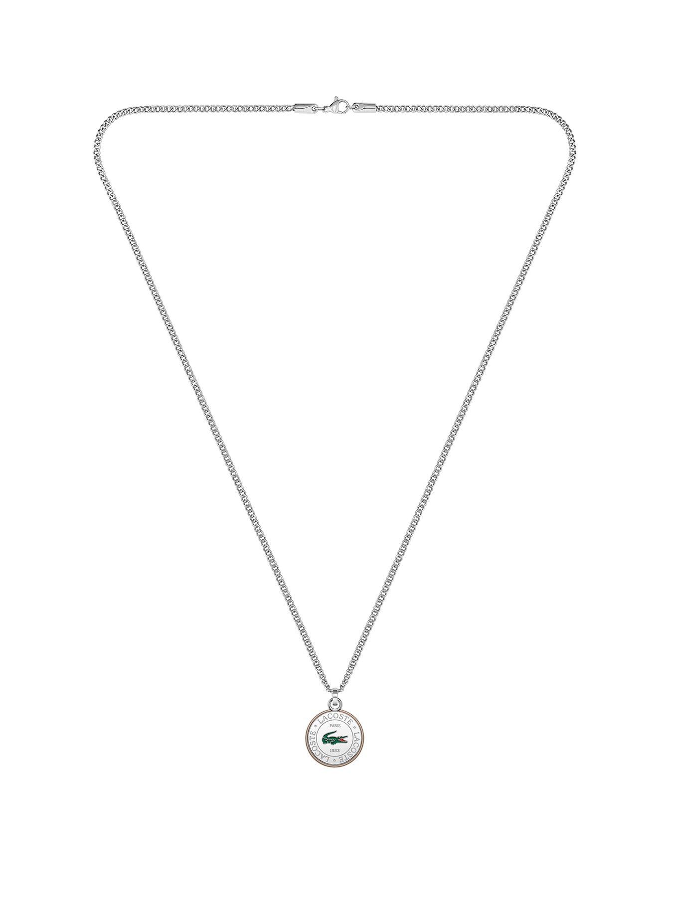 Lacoste Vigor mens necklace silver