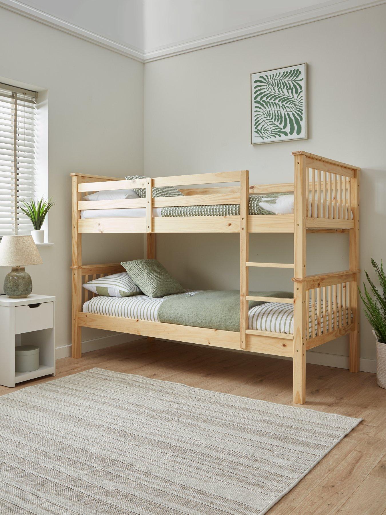 Very Home Novara Bunk Beds with Mattress Options (Buy  &  SAVE!) - FSC® Certified