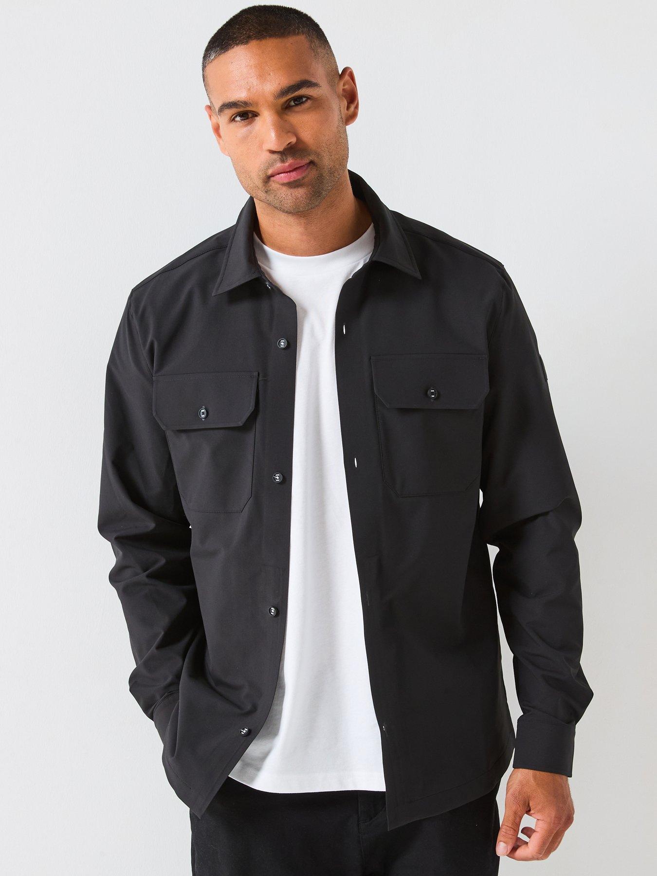undefined North Sails Long Sleeve Regular Fit Shirt With Chest Pockets - Black