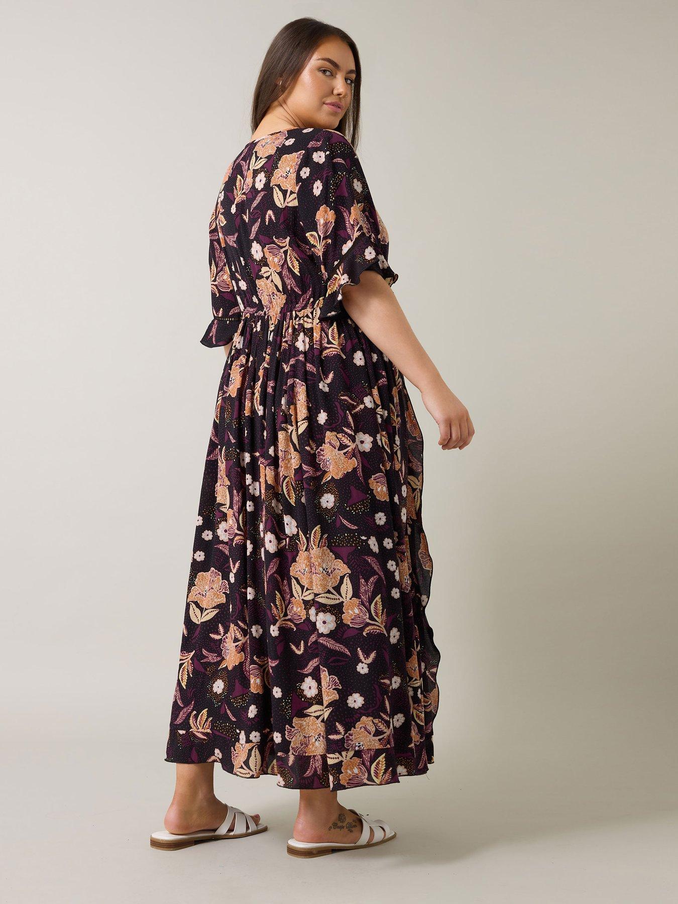 Image 2 of 4 of Evans Crinkle Boho Dress