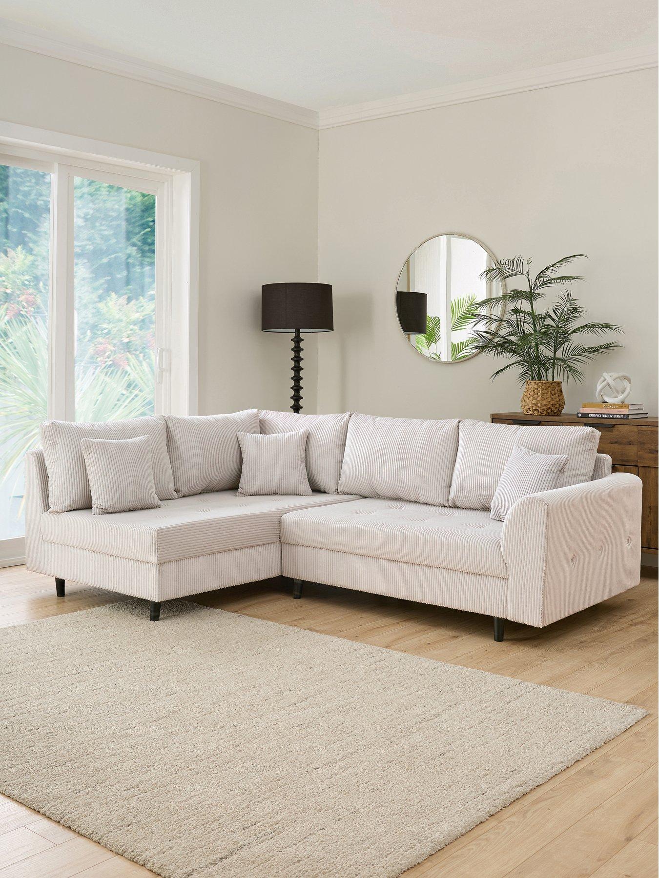 The Very Collection Rune Cord Left Hand Corner Group Sofa - FSC® Certified