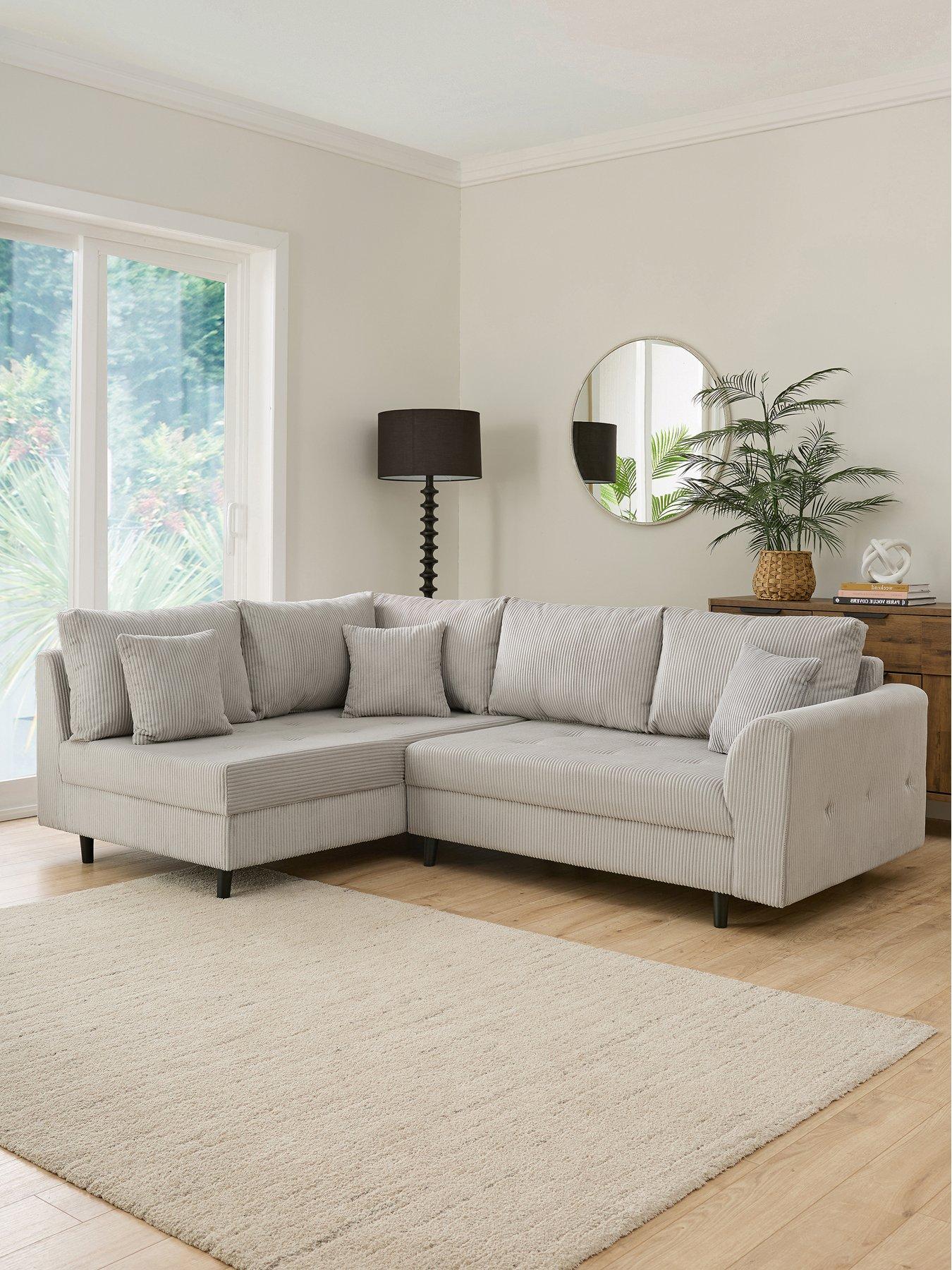 The Very Collection Rune Cord Left Hand Corner Chaise - FSC® Certified