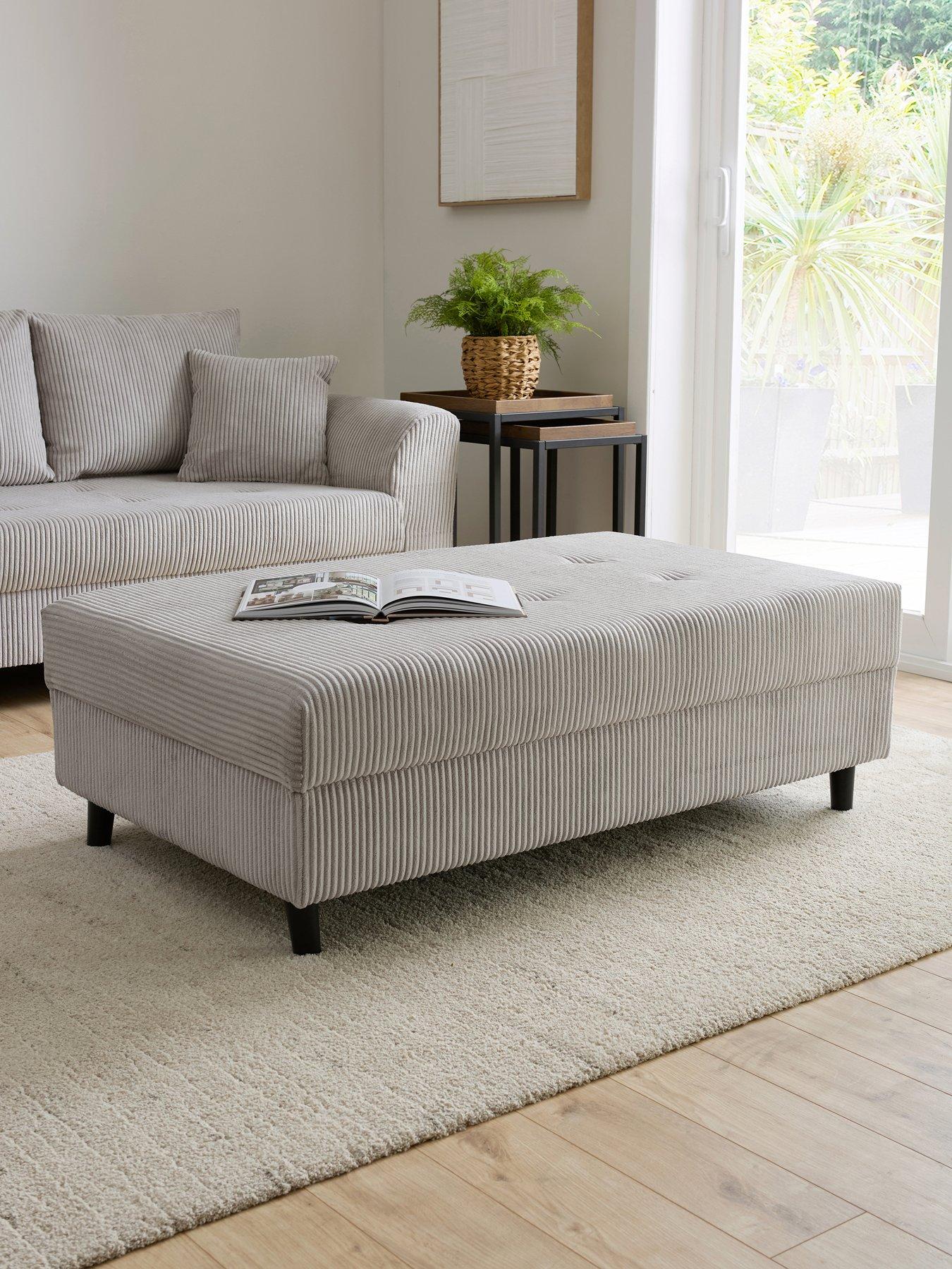 Image 1 of 7 of The Very Collection Rune Cord Footstool - FSC&reg; Certified