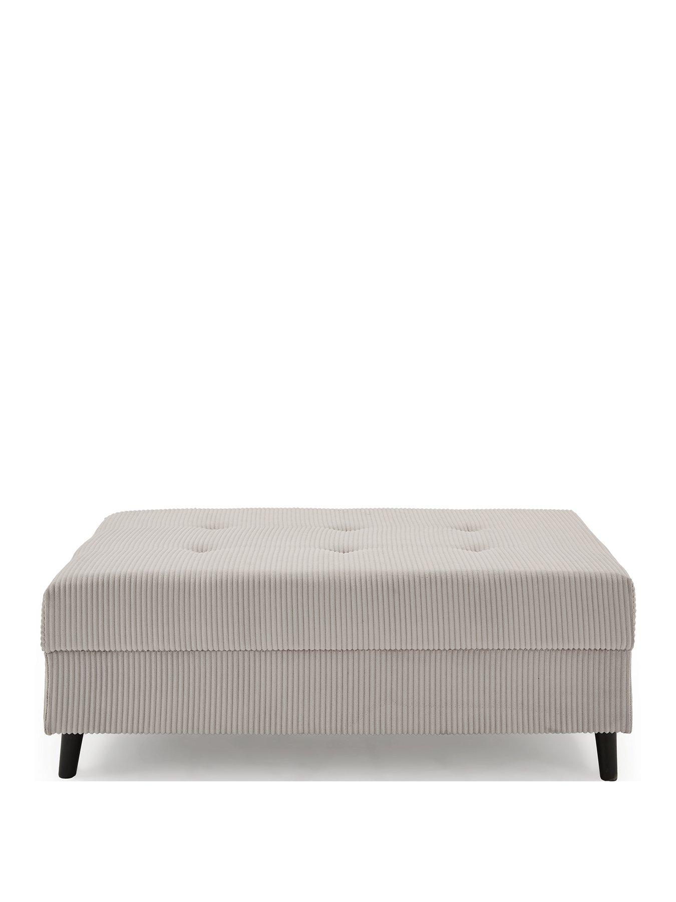Image 2 of 7 of The Very Collection Rune Cord Footstool - FSC&reg; Certified