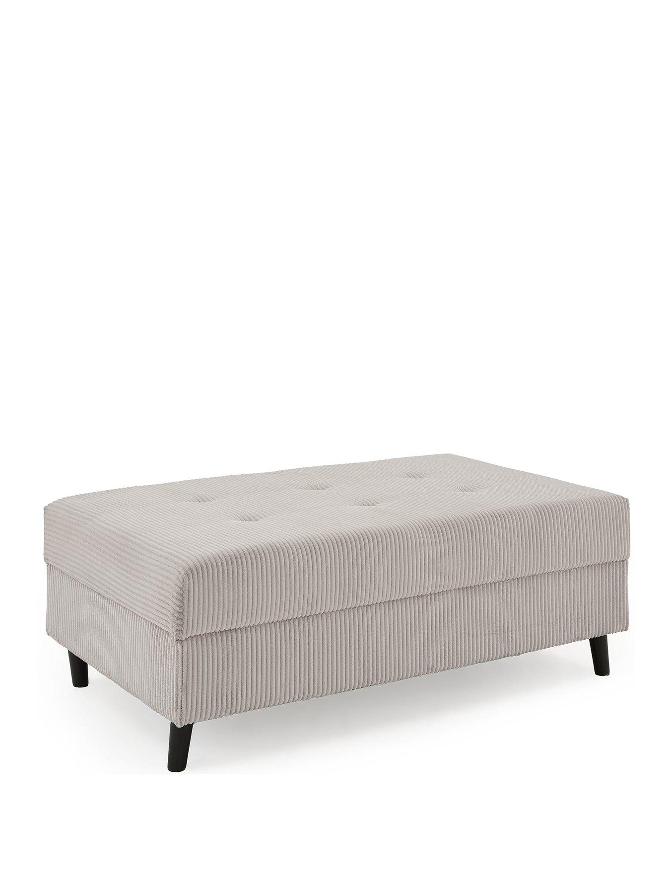 Image 3 of 7 of The Very Collection Rune Cord Footstool - FSC&reg; Certified