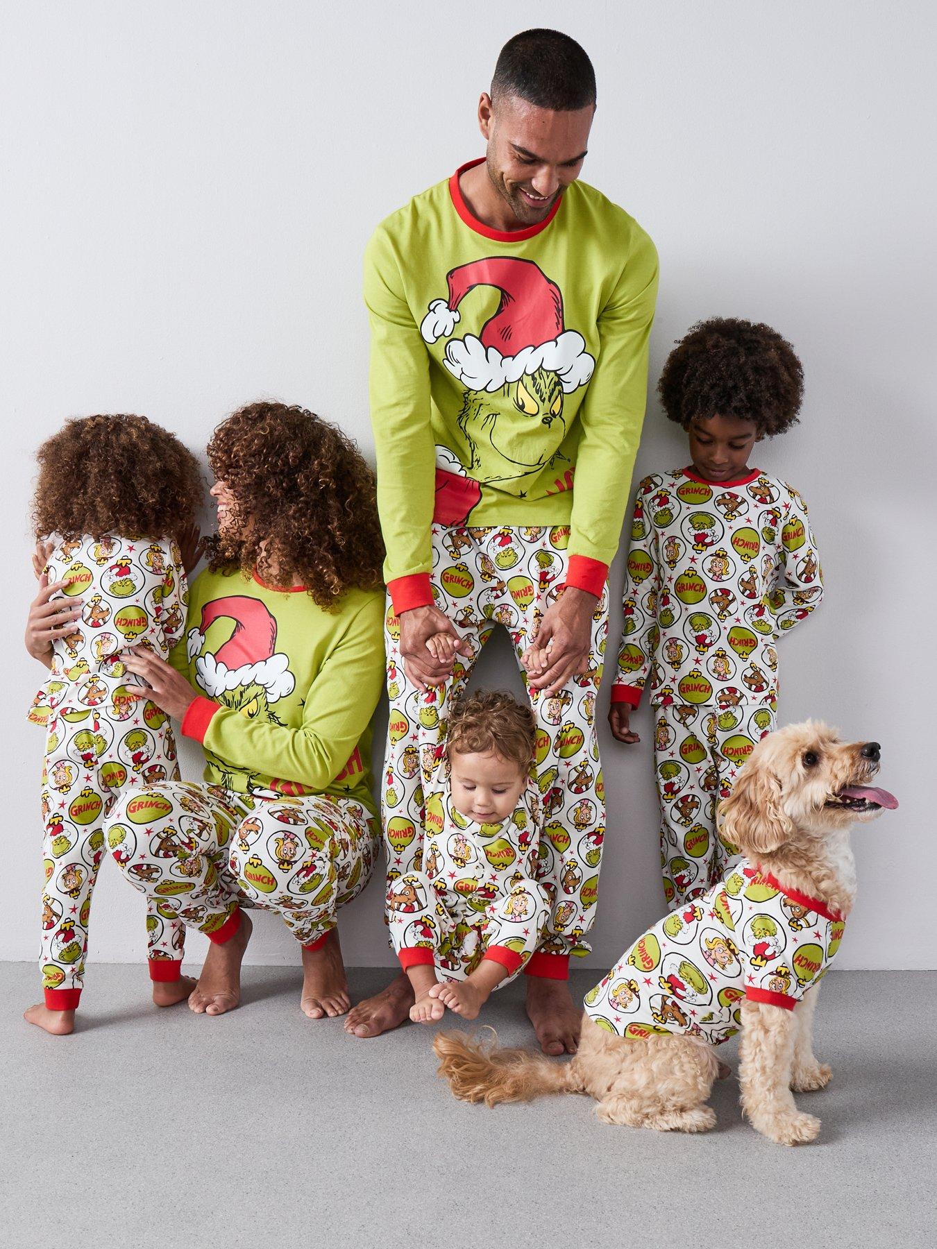 The Grinch Grinch Dog Top Family Christmas Pyjamas - Green