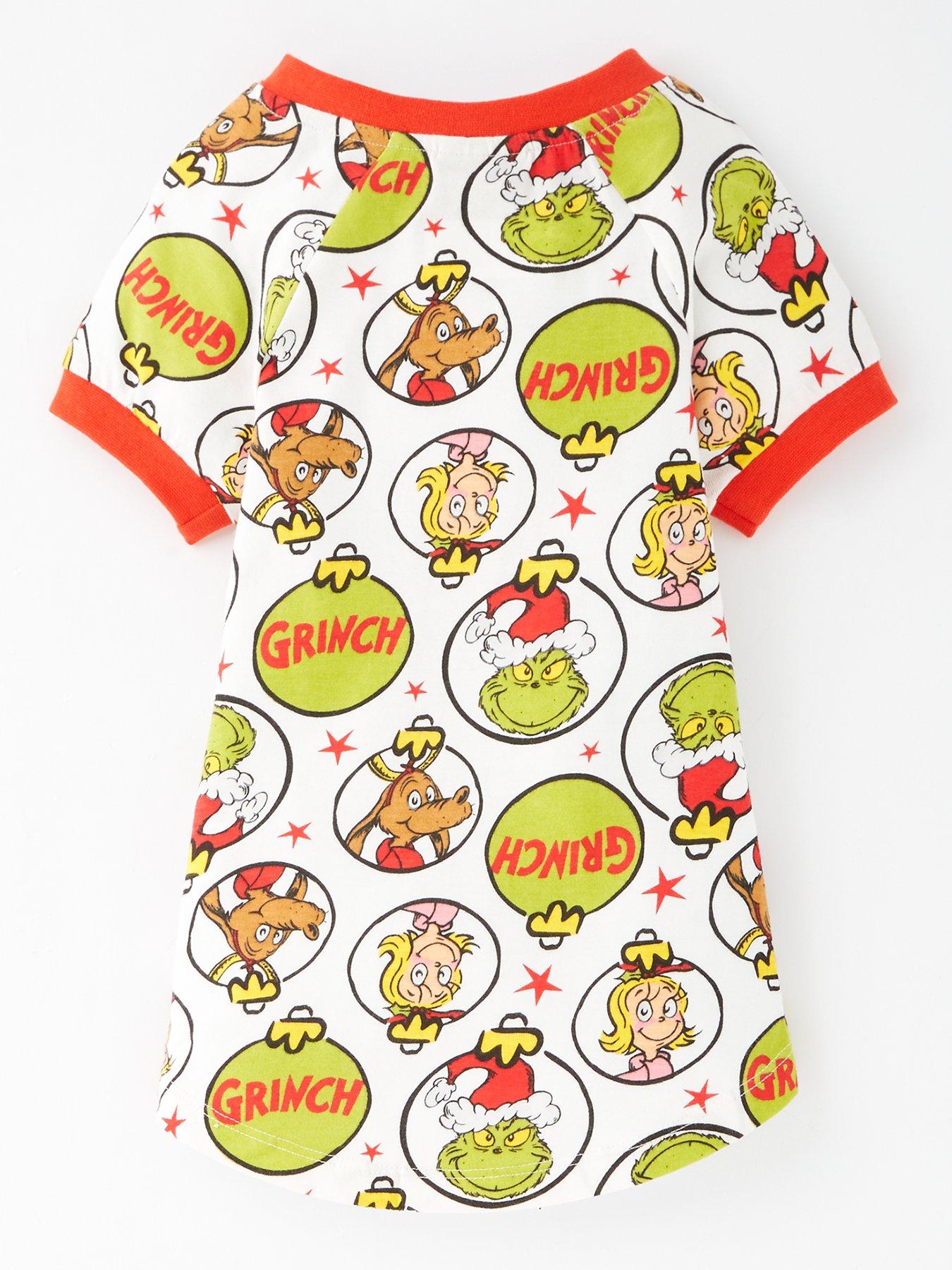 Image 2 of 5 of The Grinch Grinch Dog Top Family Christmas Pyjamas - Green