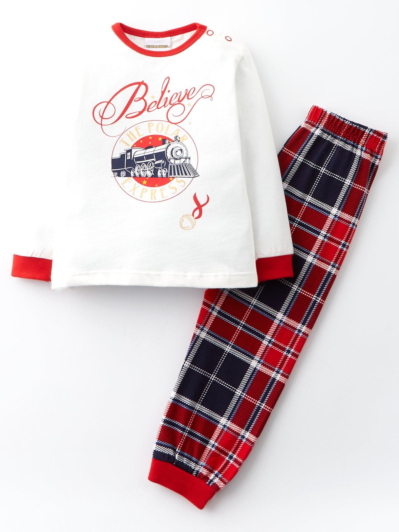 The Very Collection Baby Polar Express Family Christmas Pj Cream